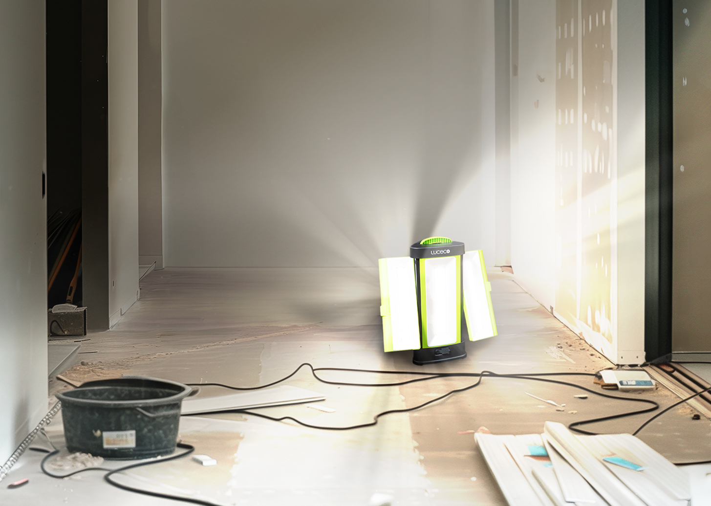  3-Panel Open Area Work Light