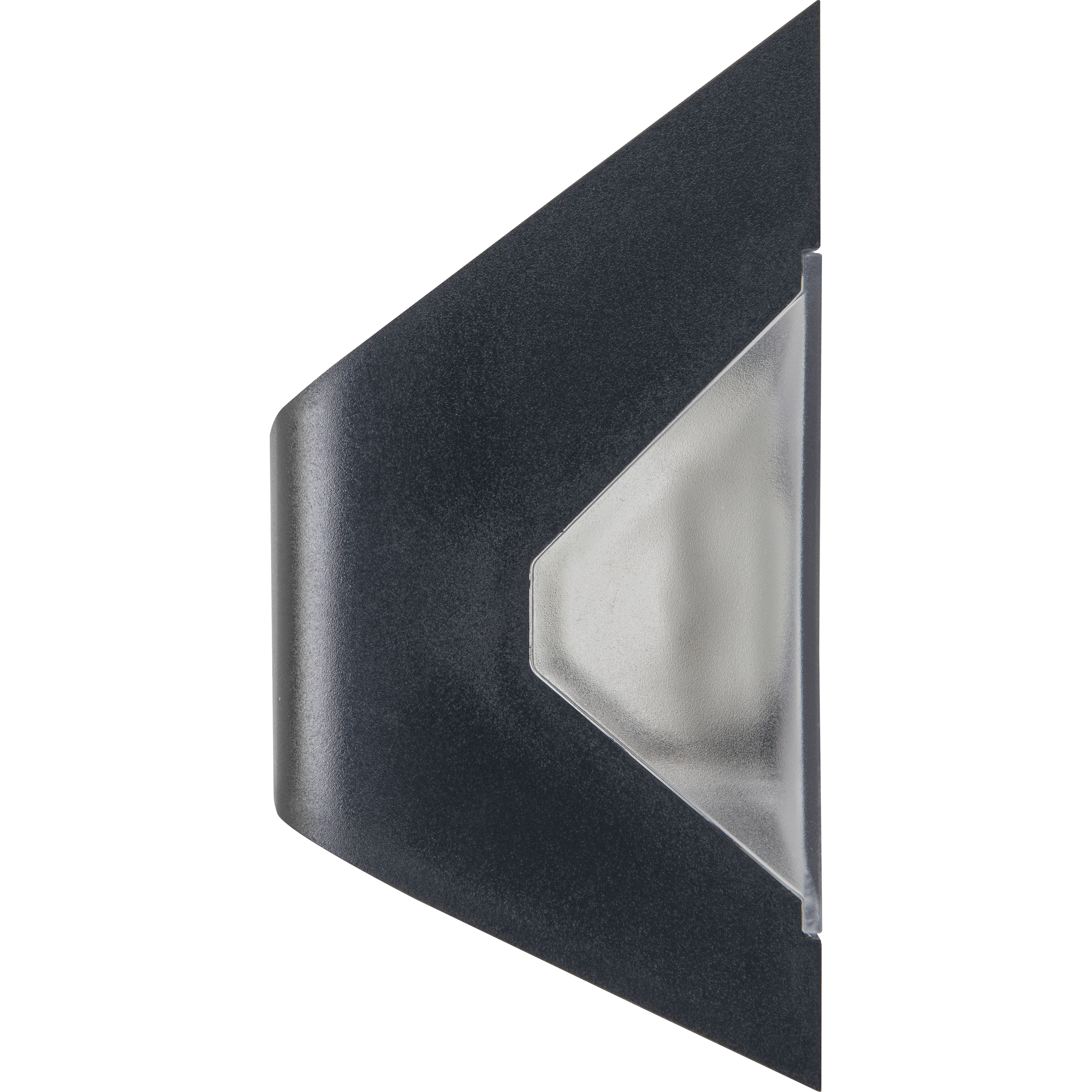 Luceco Prysm Decorative Outdoor Solar Wall Light with PIR Motion Sensor and USB Charging Port, LED Exterior Lighting, Black, IP54, 6W, 600lm, 4000K