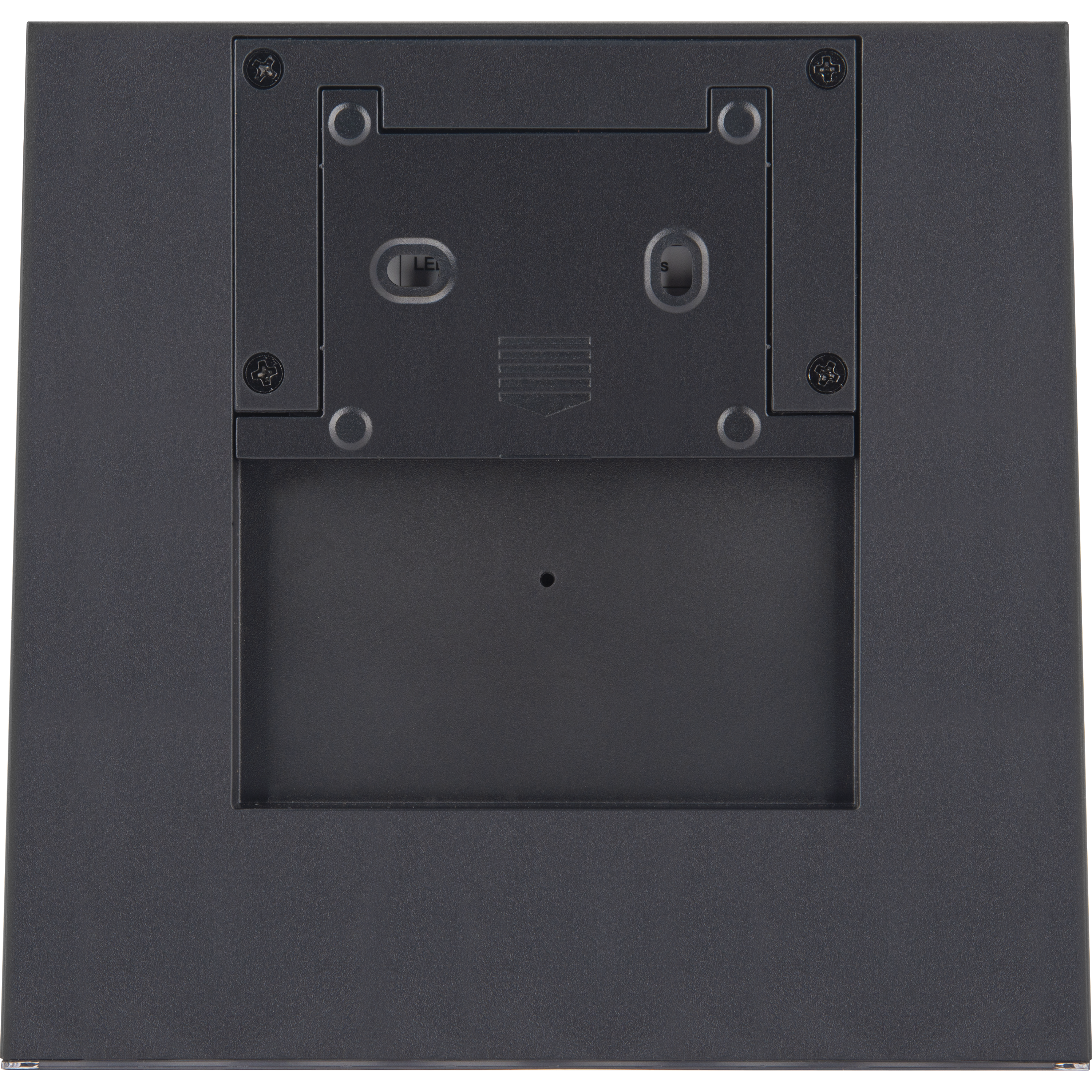 Luceco Stealth Decorative Outdoor Solar Wall Wash Light with PIR Motion Sensor, LED Exterior Lighting, Slate Grey, IP54, 7W, 1000lm, 3000K