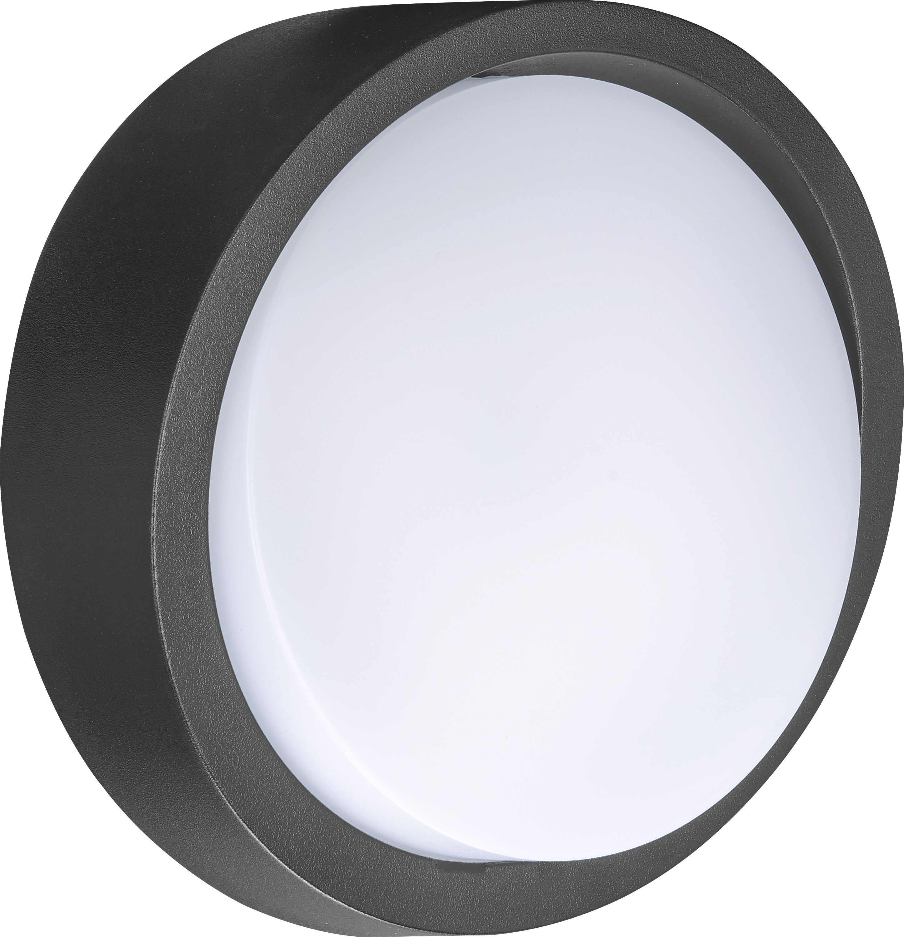 Luceco Liptus Decorative Outdoor Bulkhead Wall  Light with Colour Change (CCT), LED Exterior Lighting, Black, 220mm, IP65, 15W, 1350lm