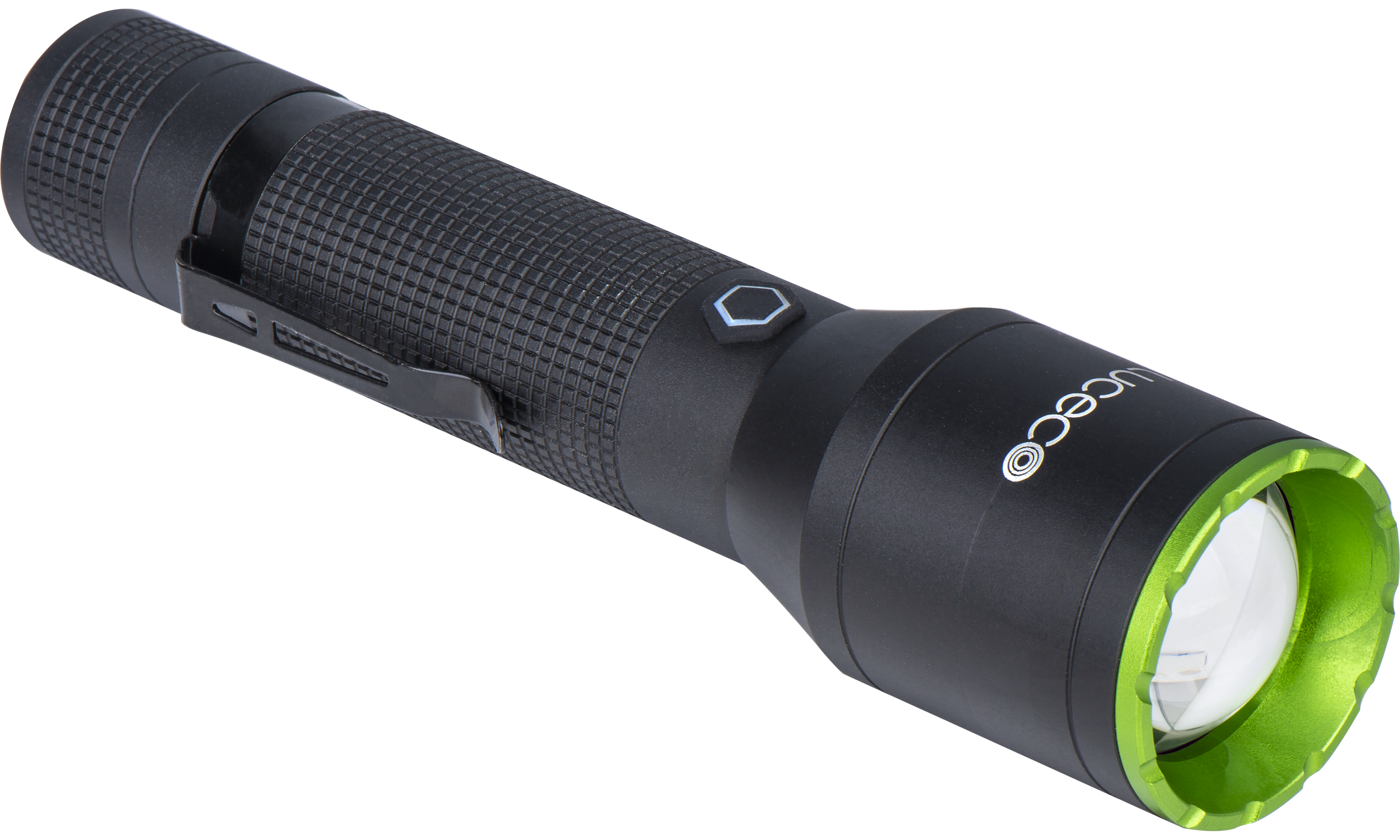 Luceco Multi Focus LED Hand Torch, USB-C Rechargeable, Inspection Light, 3 Lighting Modes, IP44, 6W, 600lm, 6500K