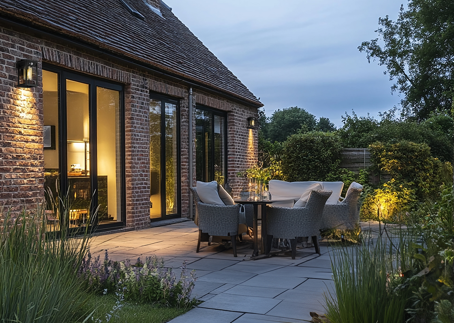 Filament Solar Wall Lantern