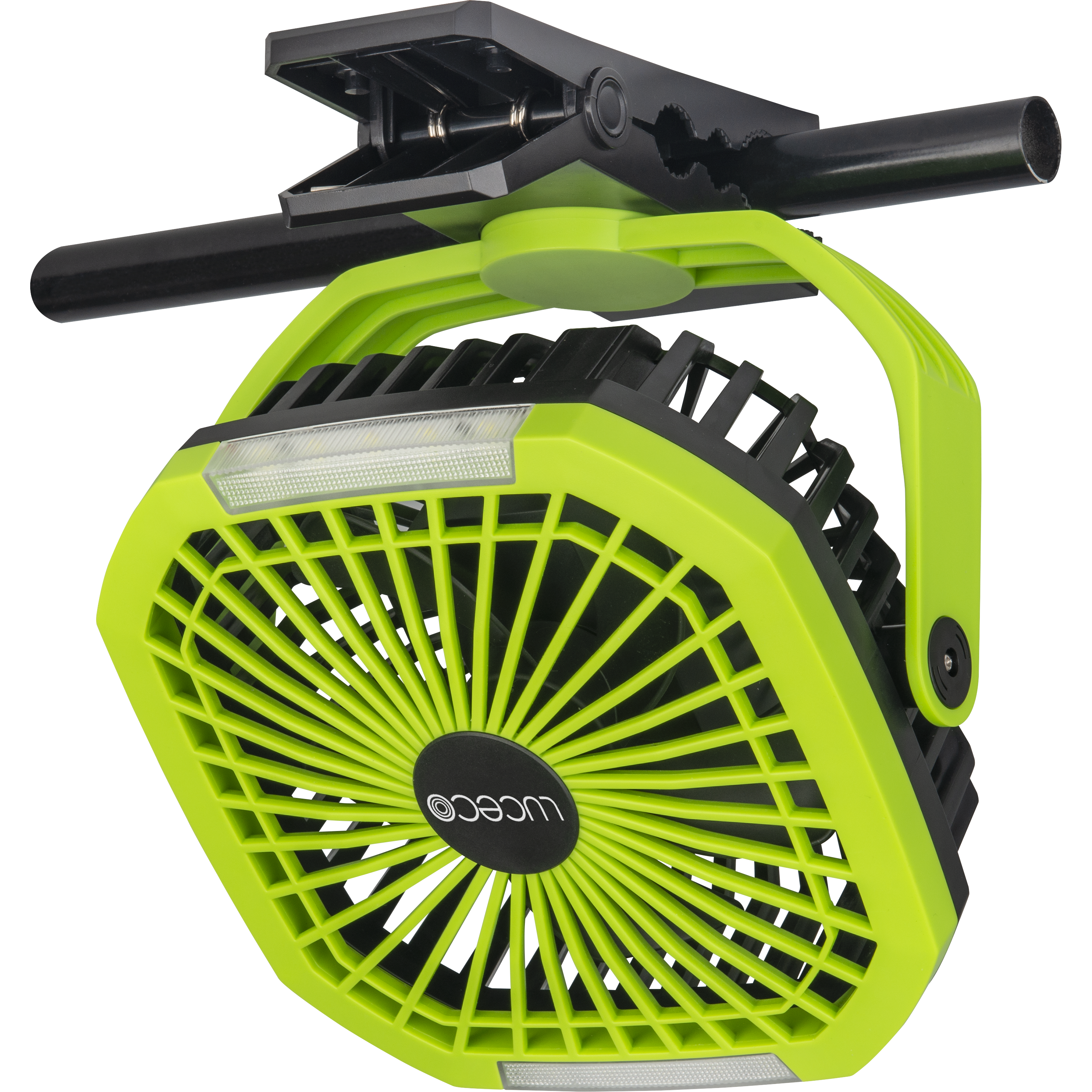 Luceco Inspection Light with Fan, Magnetic Clamp and Power Bank, USB-C Rechargeable, Portable Worklight, 10W,  250lm, 6500K