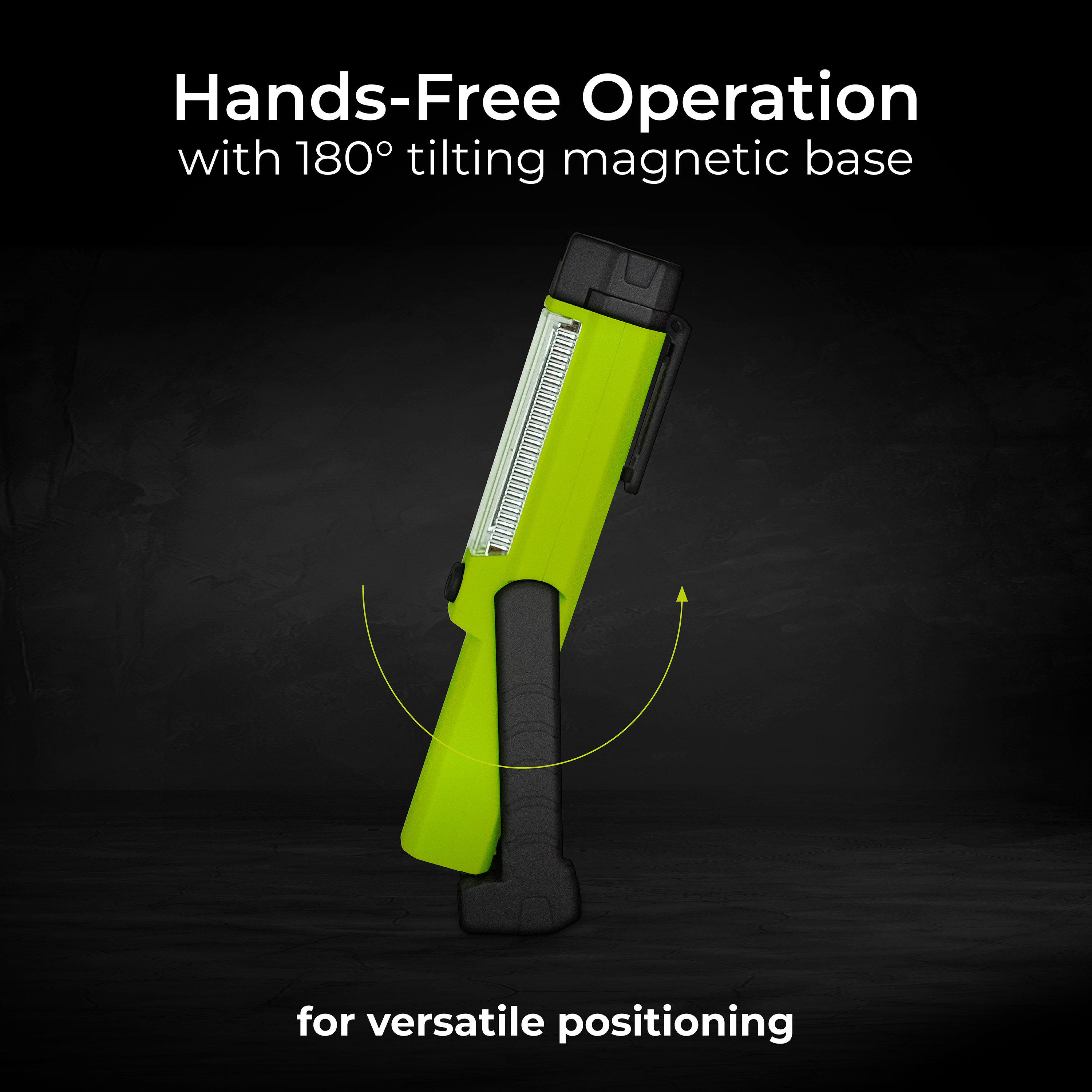 Luceco tilting mini inspection torch 5v 1.5w 150lm 6500k - USB charged