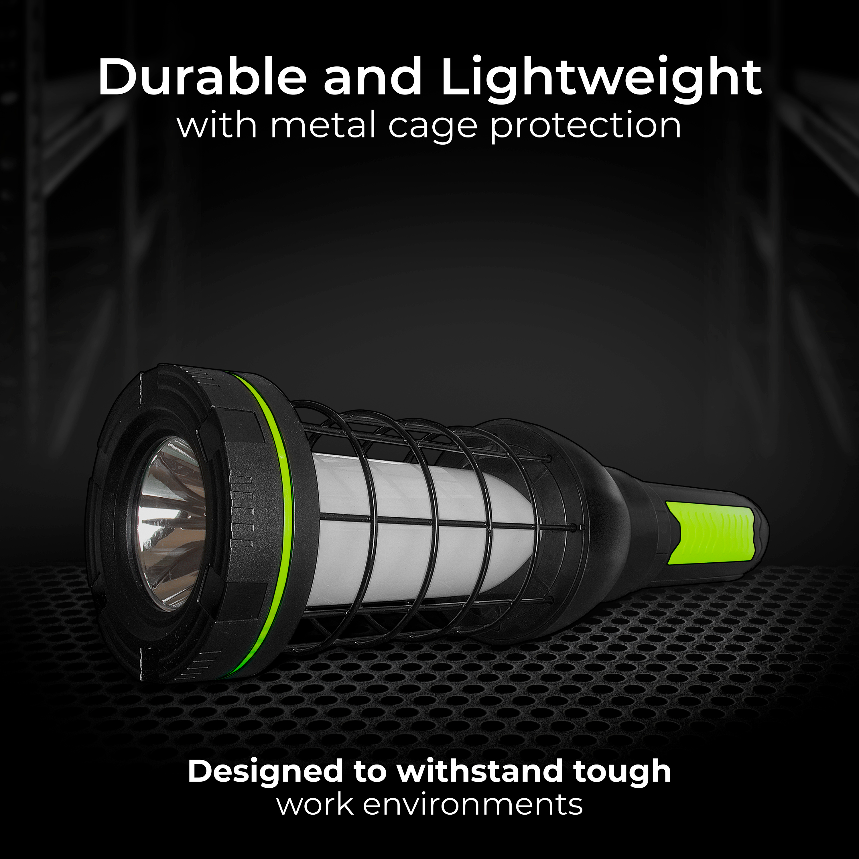 Luceco Cage Inspection Torch, USB, 10W