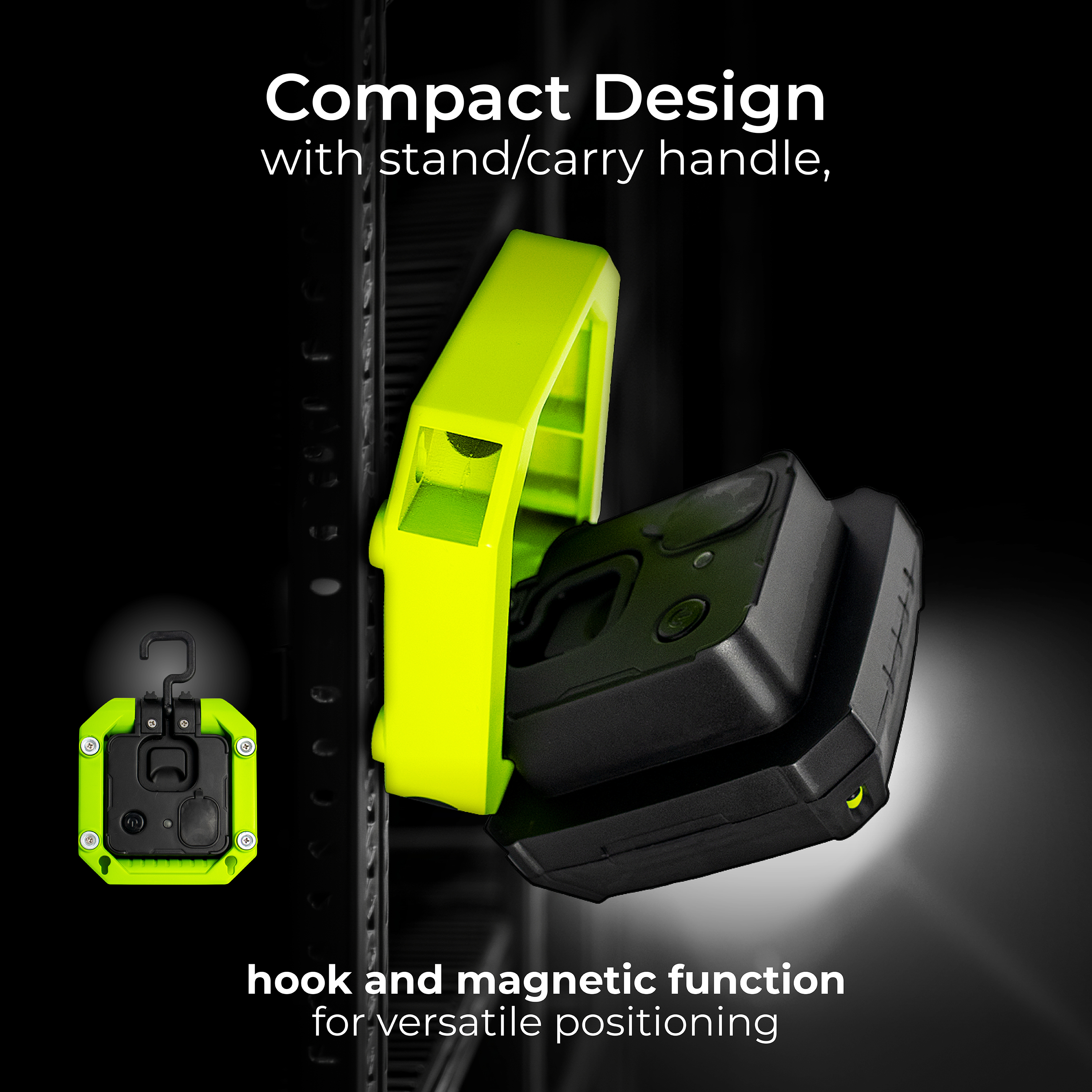 Luceco Compact Magnetic Work Light, 7.5W