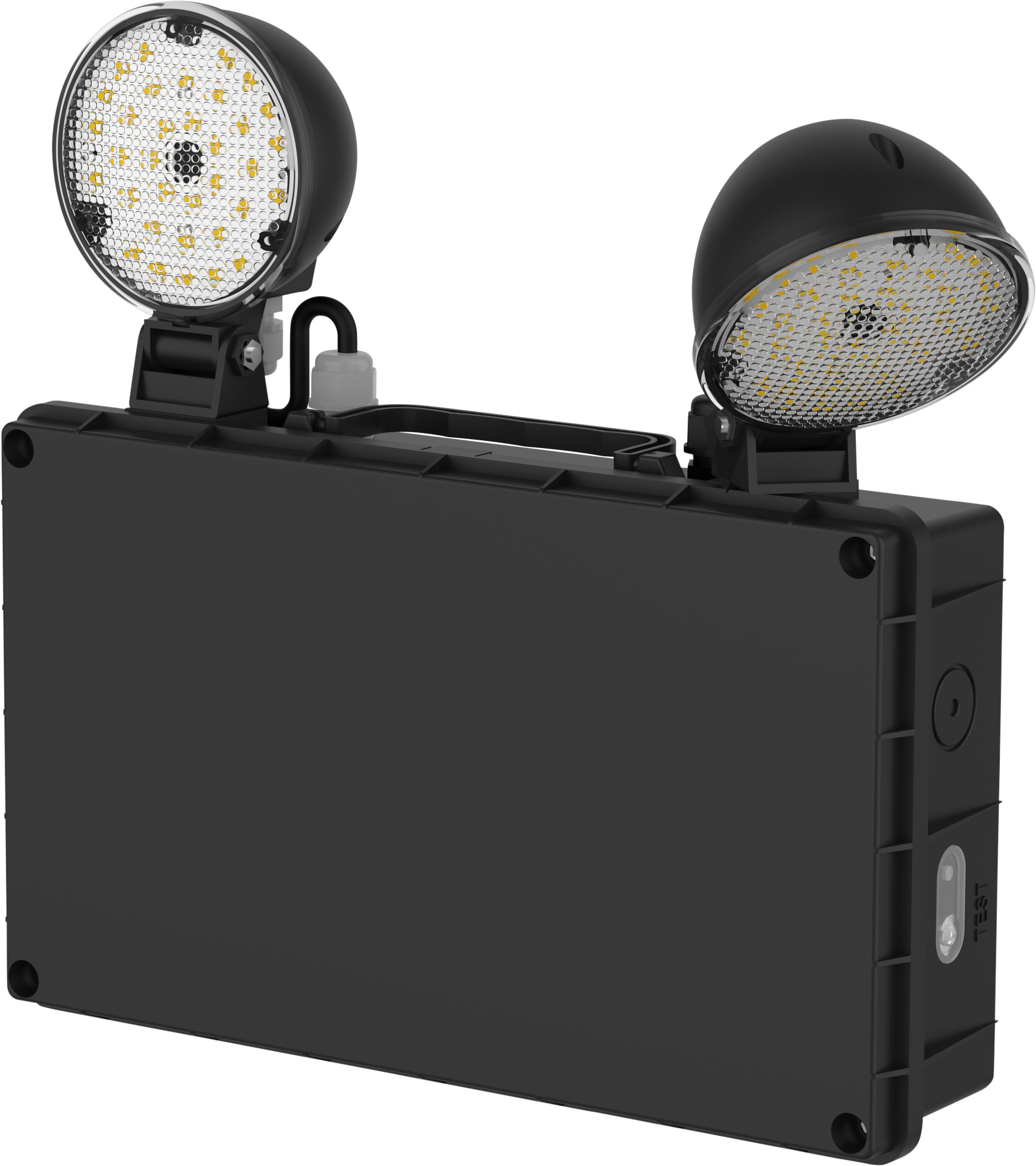 Luceco Tempus DALI Emergency IP65 Twinspot, Black, 780lm