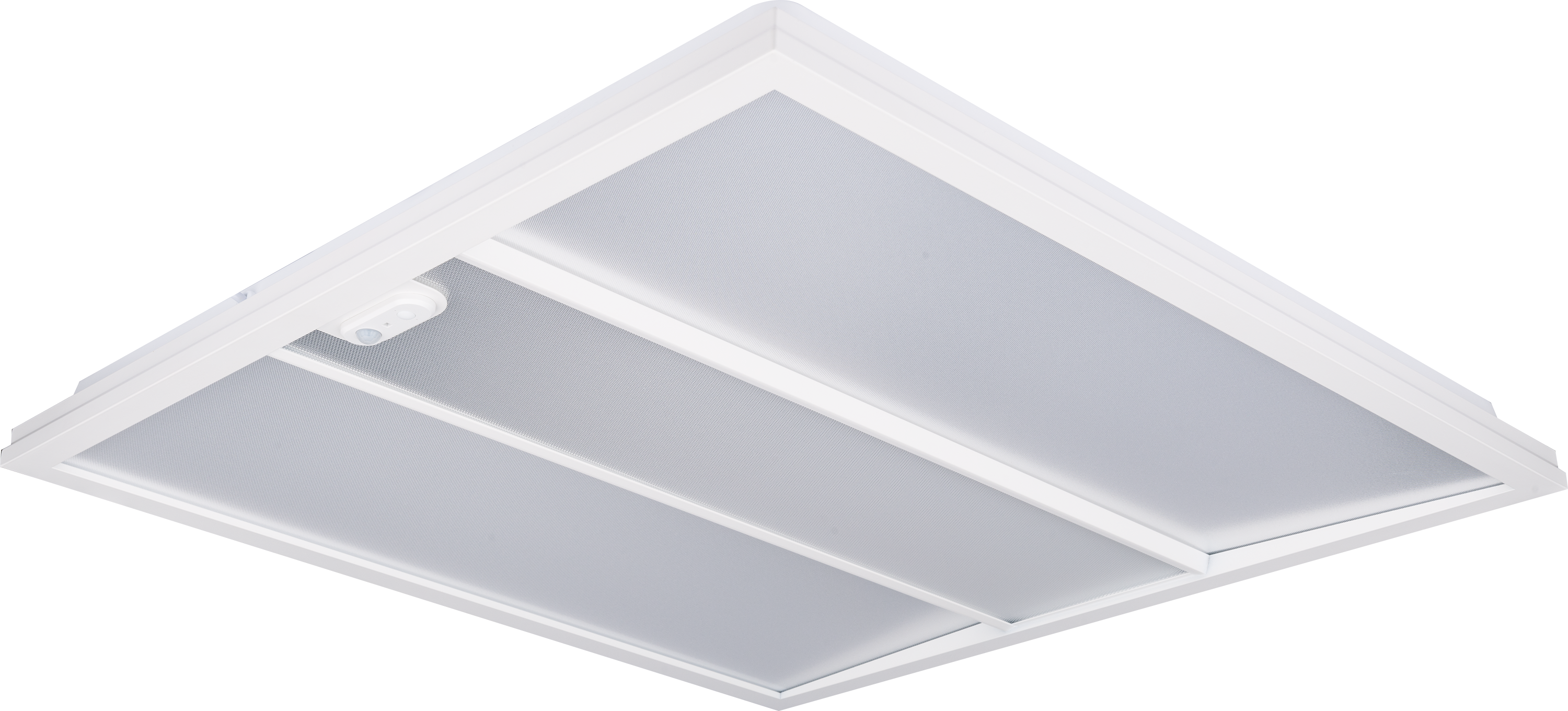 Luceco LuxPanel Delta Connect LED Panel with PIR Motion Sensor, Smart Control, Bluetooth, Architectural Direct/Indirect Panel Luminaire, 600x600mm, 20W, 2800lm, 4000K