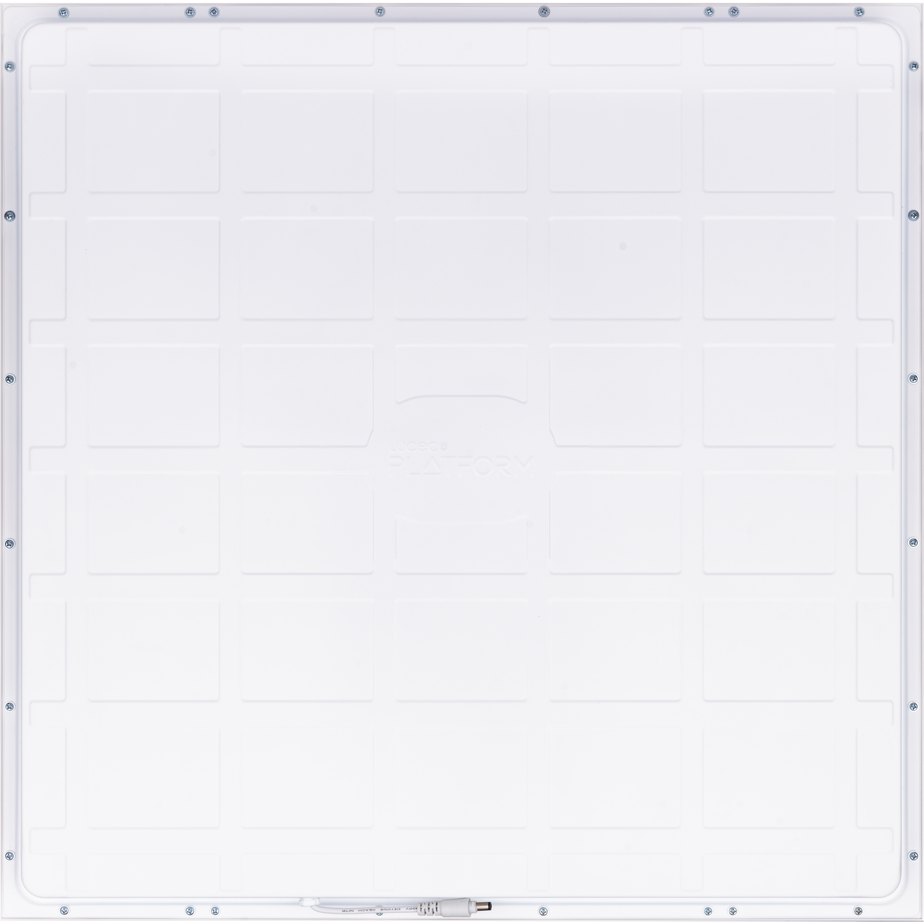 Luceco LuxPanel Delta LED Panel, Architectural Direct/Indirect Panel Luminaire, 600x600mm, 20W, 2800lm, 4000K