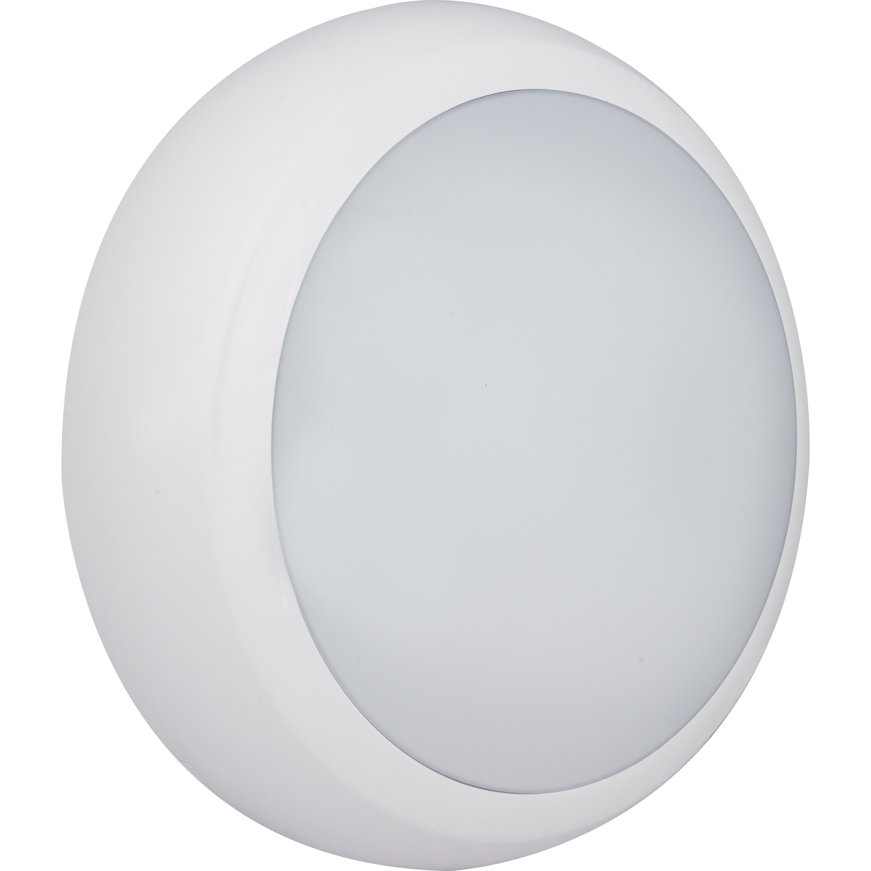 Luceco Andes Round LED Bulkhead, Power & Colour Change CCT, IP65, 9/14/18W, 9000/1400/1800lm, 3000K/4000K