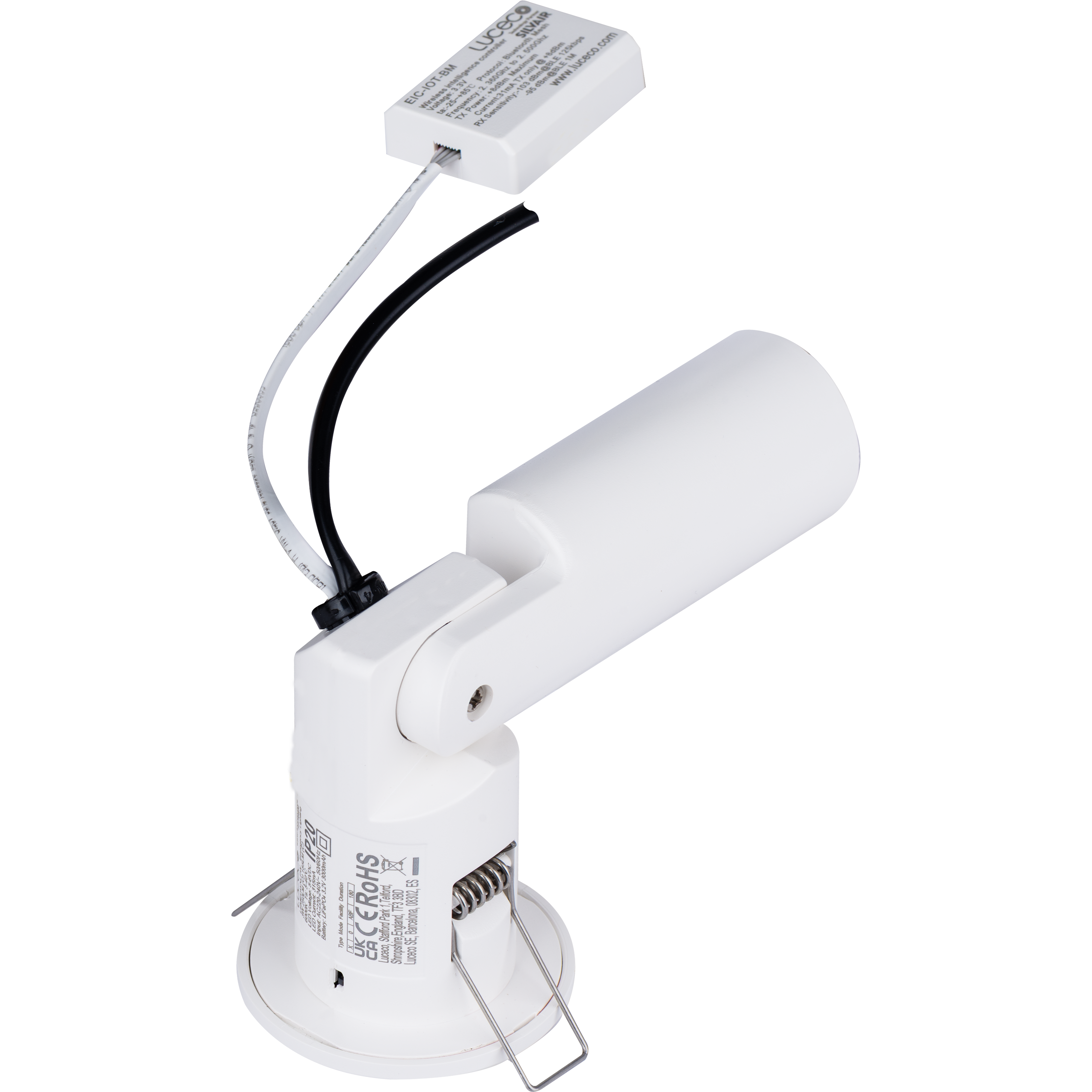 Tempus Connect Recessed Downlight 3hr, with Open Area and Corridor Optics