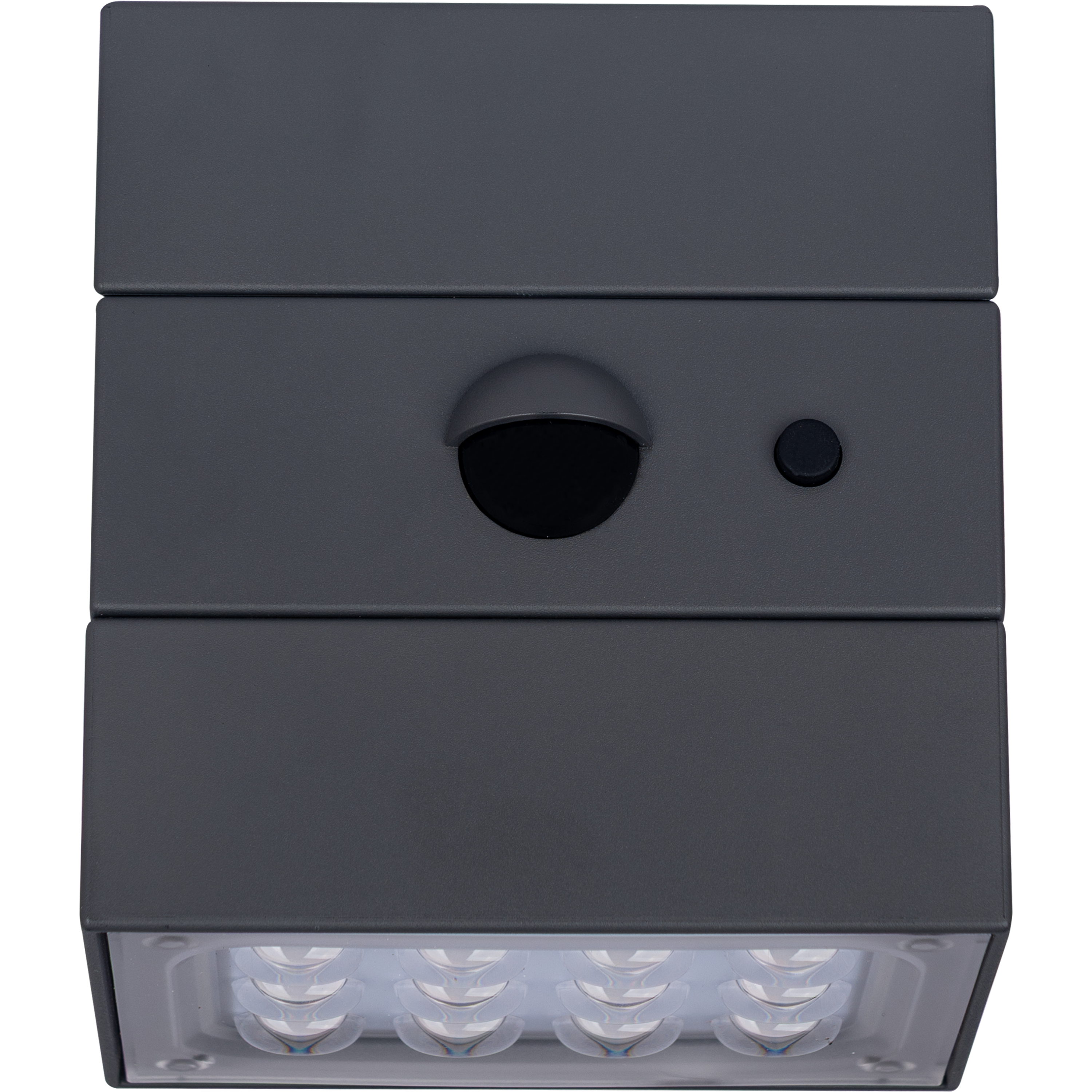 Luceco Rubix Solar Wall Light USB-C Port, PIR & CCT, Adjustable, Grey