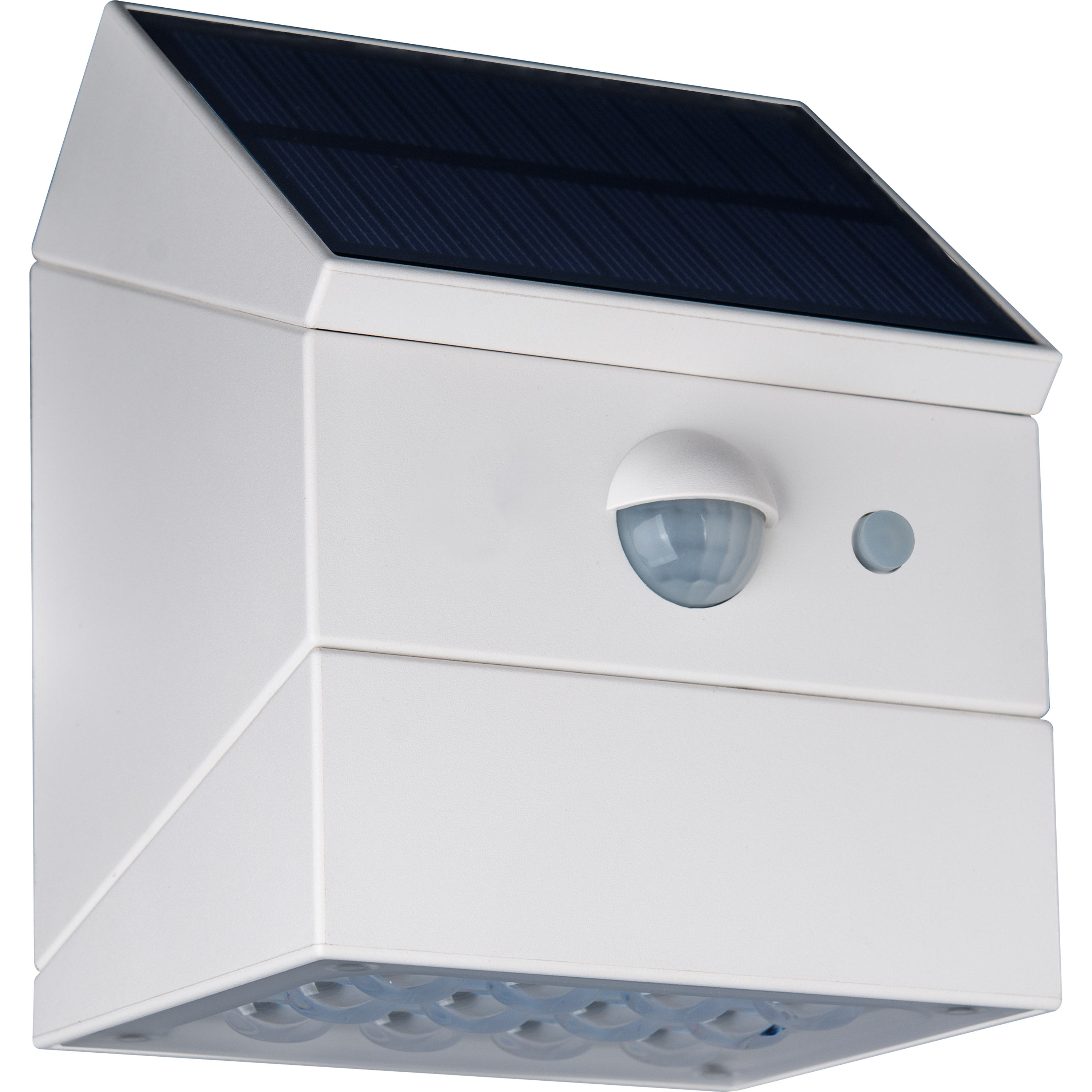 Luceco Rubix Solar Wall Light USB-C Port, PIR & CCT, Adjustable, White