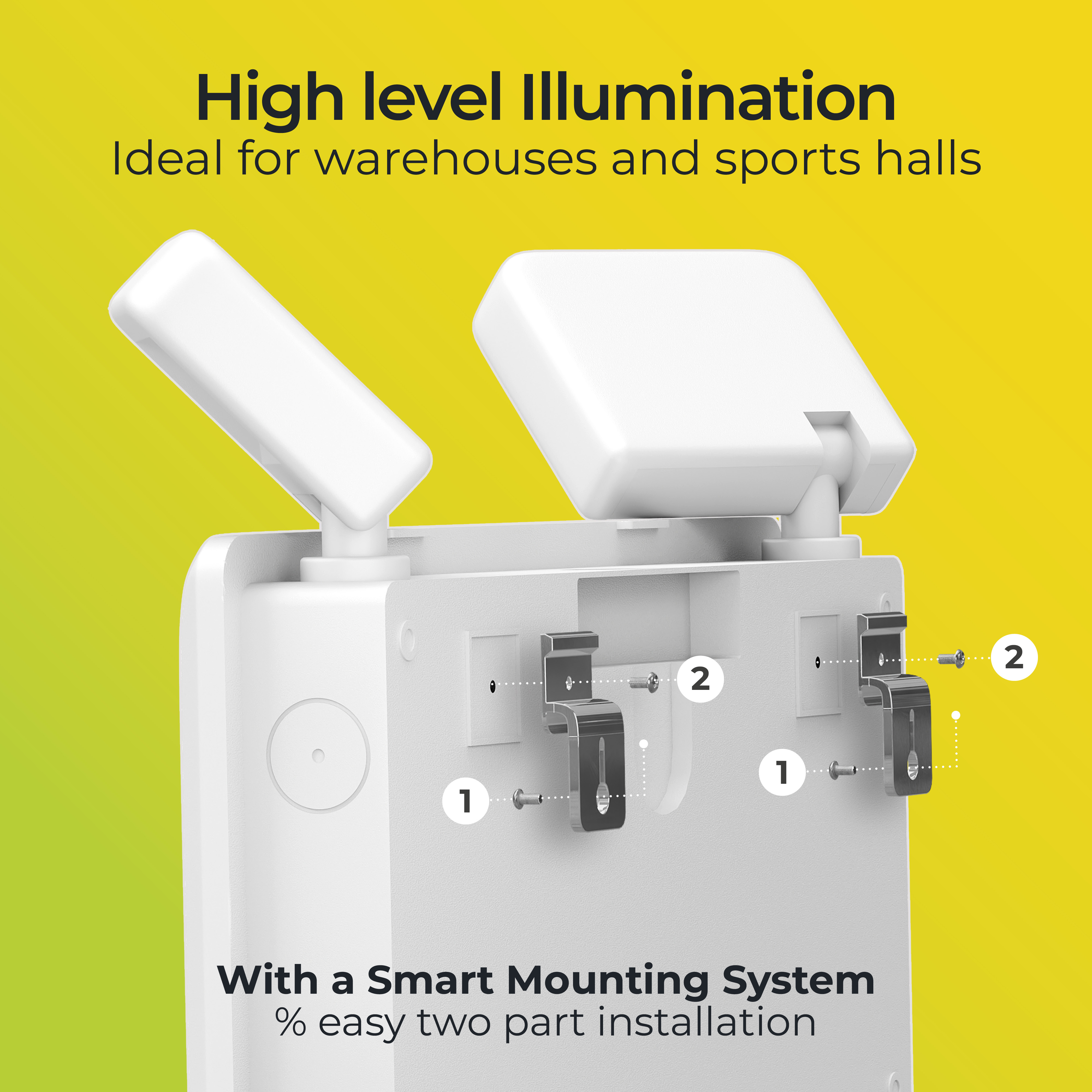 Tempus Connect Twinspot, 4W, 500lm, IP65