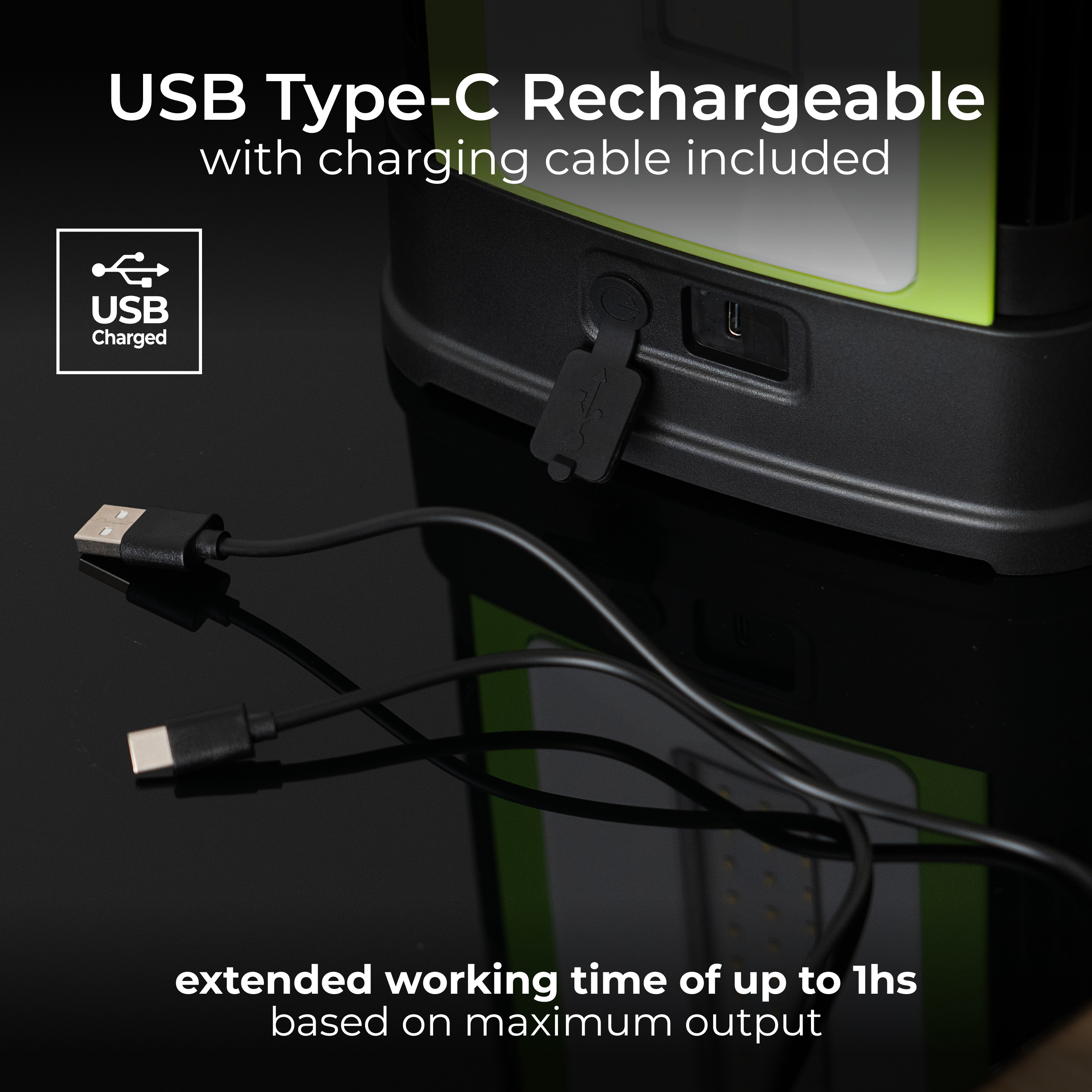 Luceco Rechargeable 3-Panel Work Light