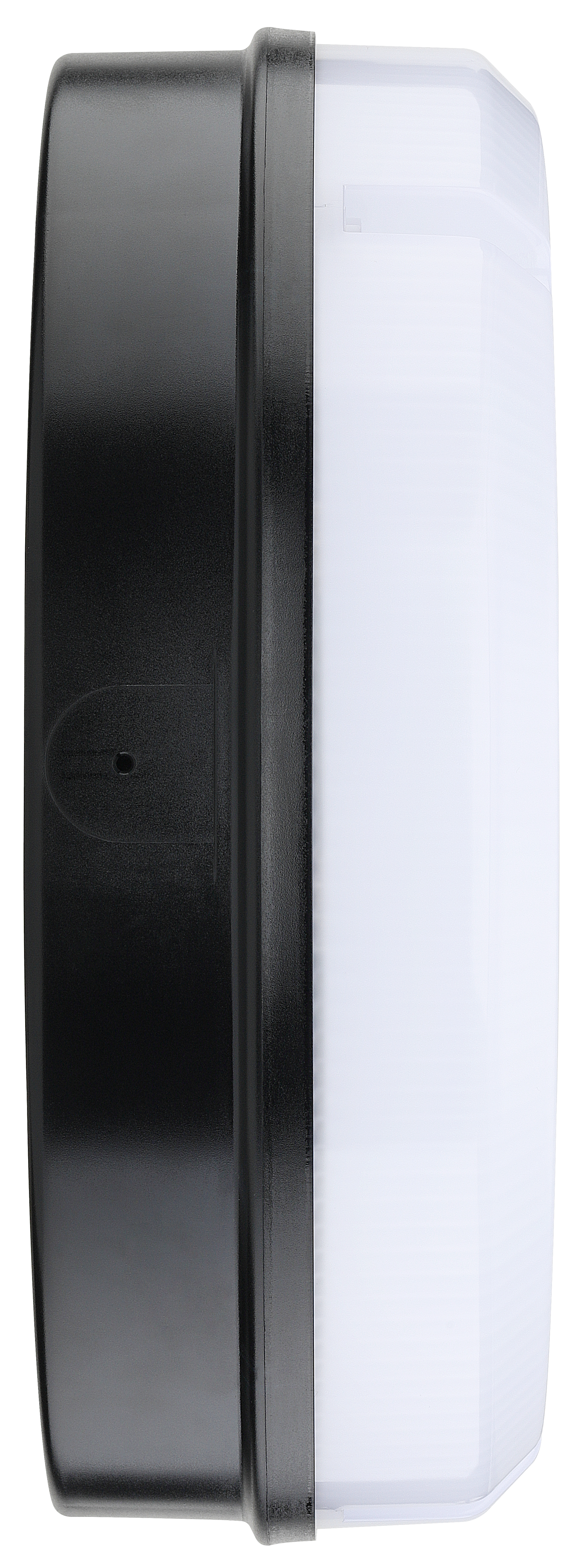 Mosi bulkhead round black 1150 lumens fixed output driver and microwave sensor