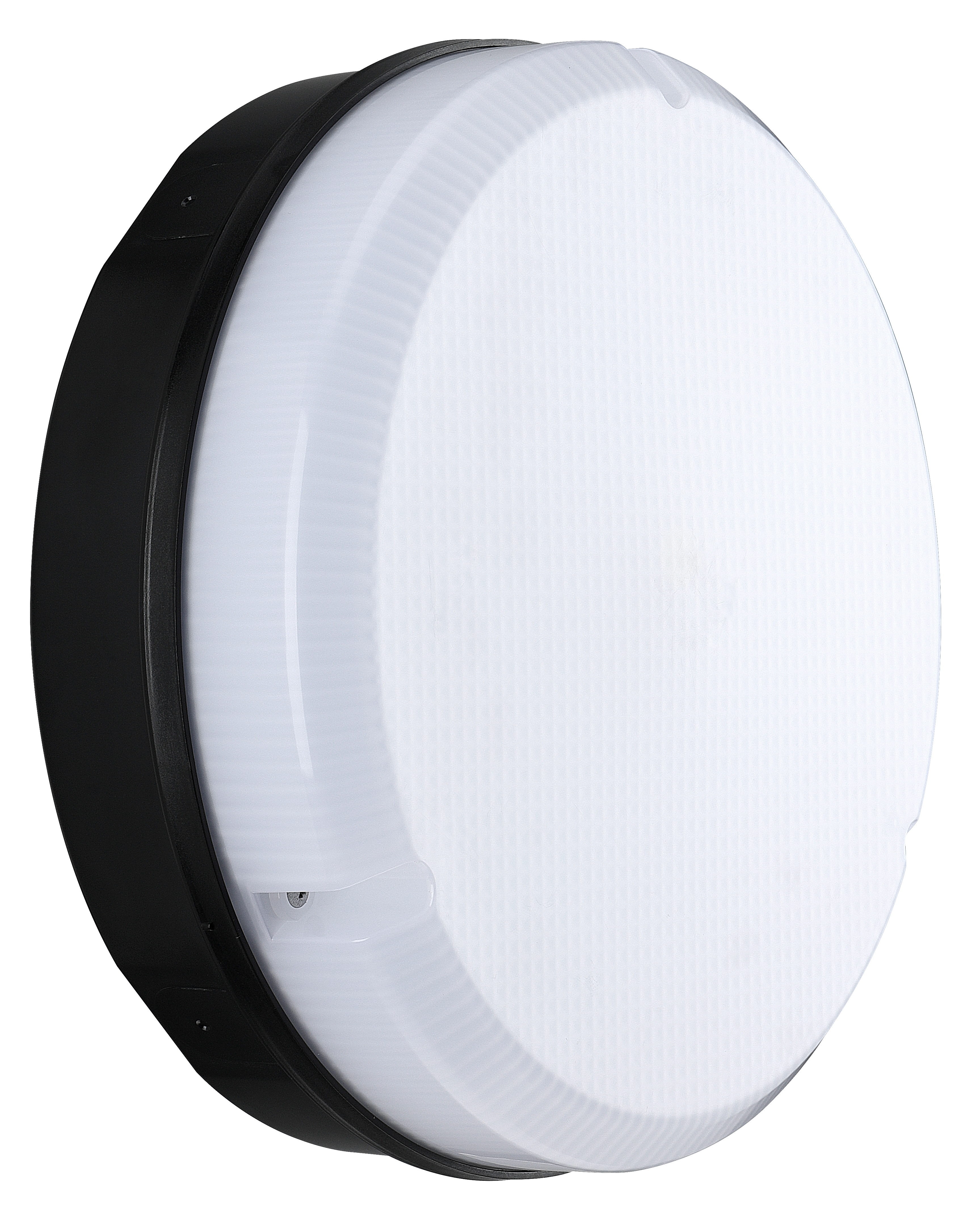 Mosi bulkhead round black 1150 lumens fixed output driver and microwave sensor