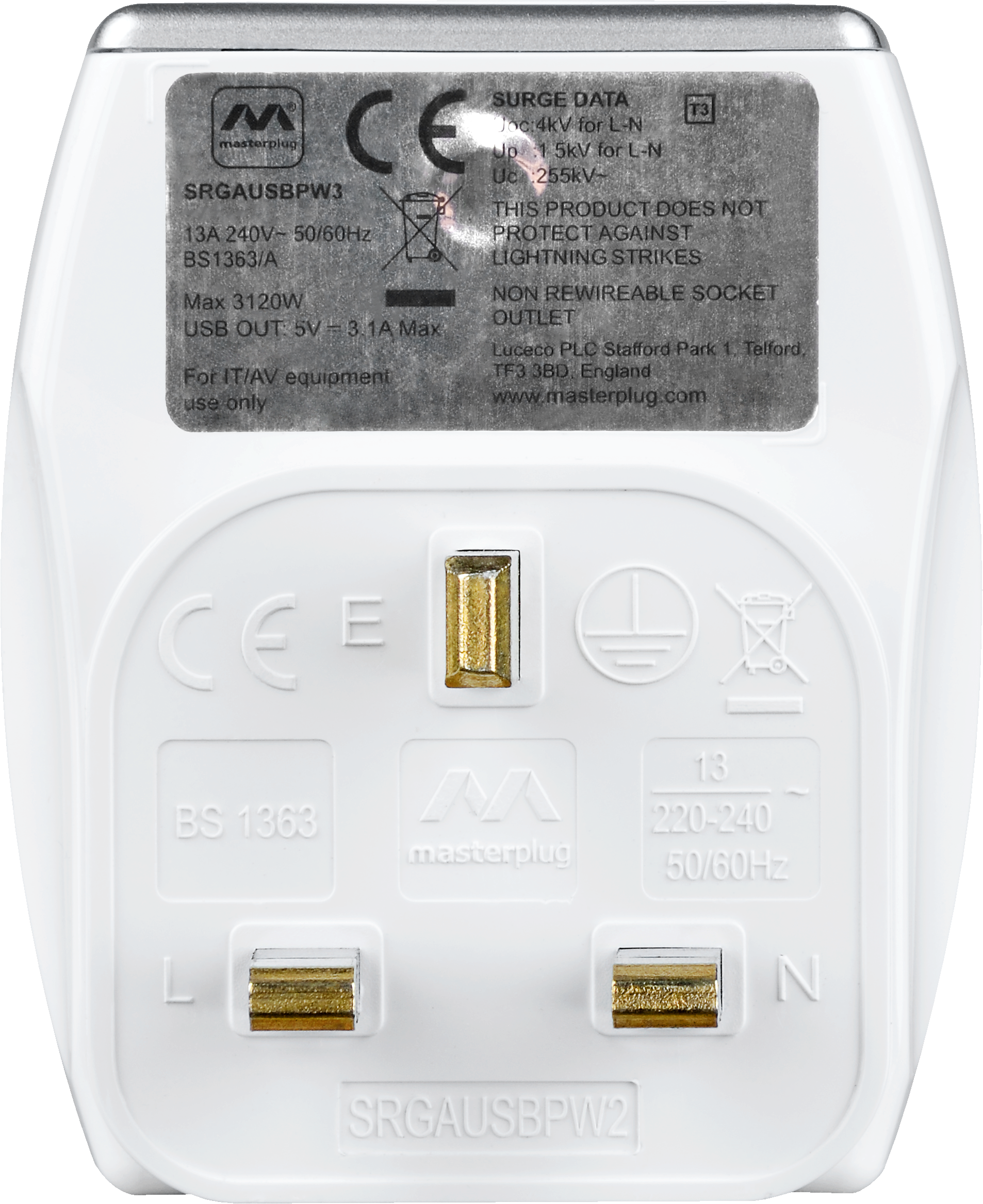 SRGAUSBPW3 SRGAUSB Part MP SRGAUSBPW3 0150 BASE 