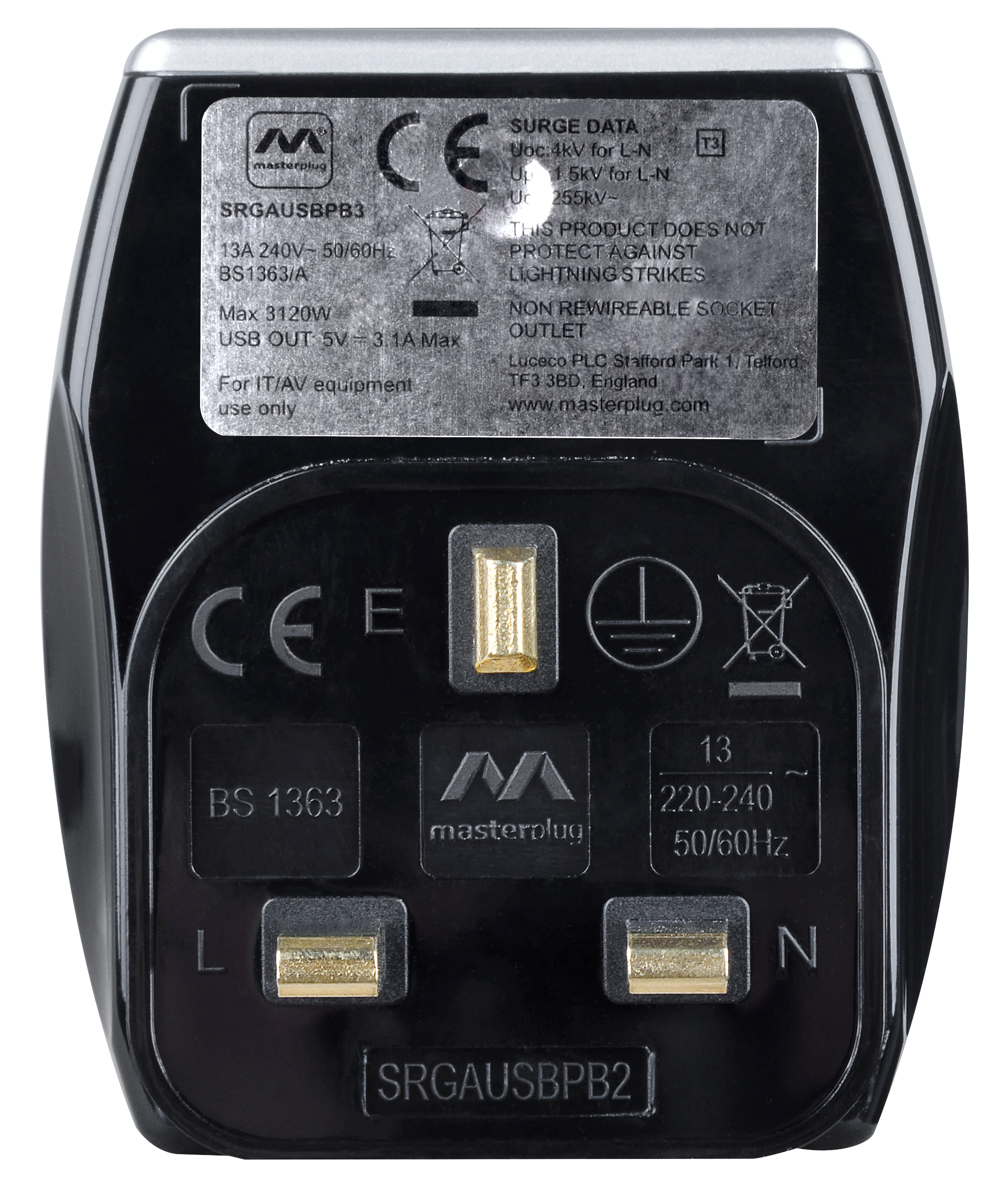 SRGAUSBPB3 SRGAUSB Part MP SRGAUSBPB3 0150 B BASE