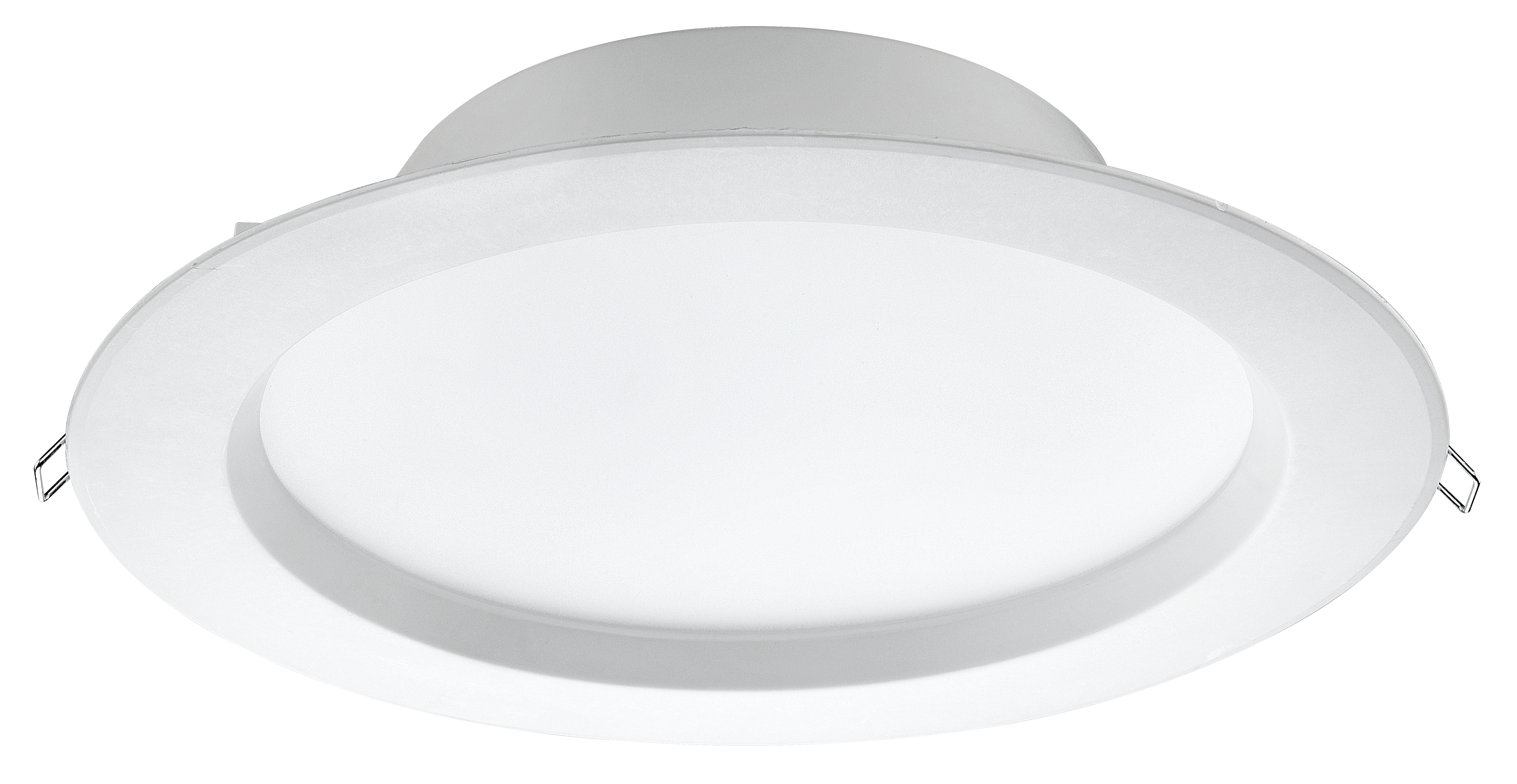 Carbon downlight 244mm 2000 lumens and DALI driver