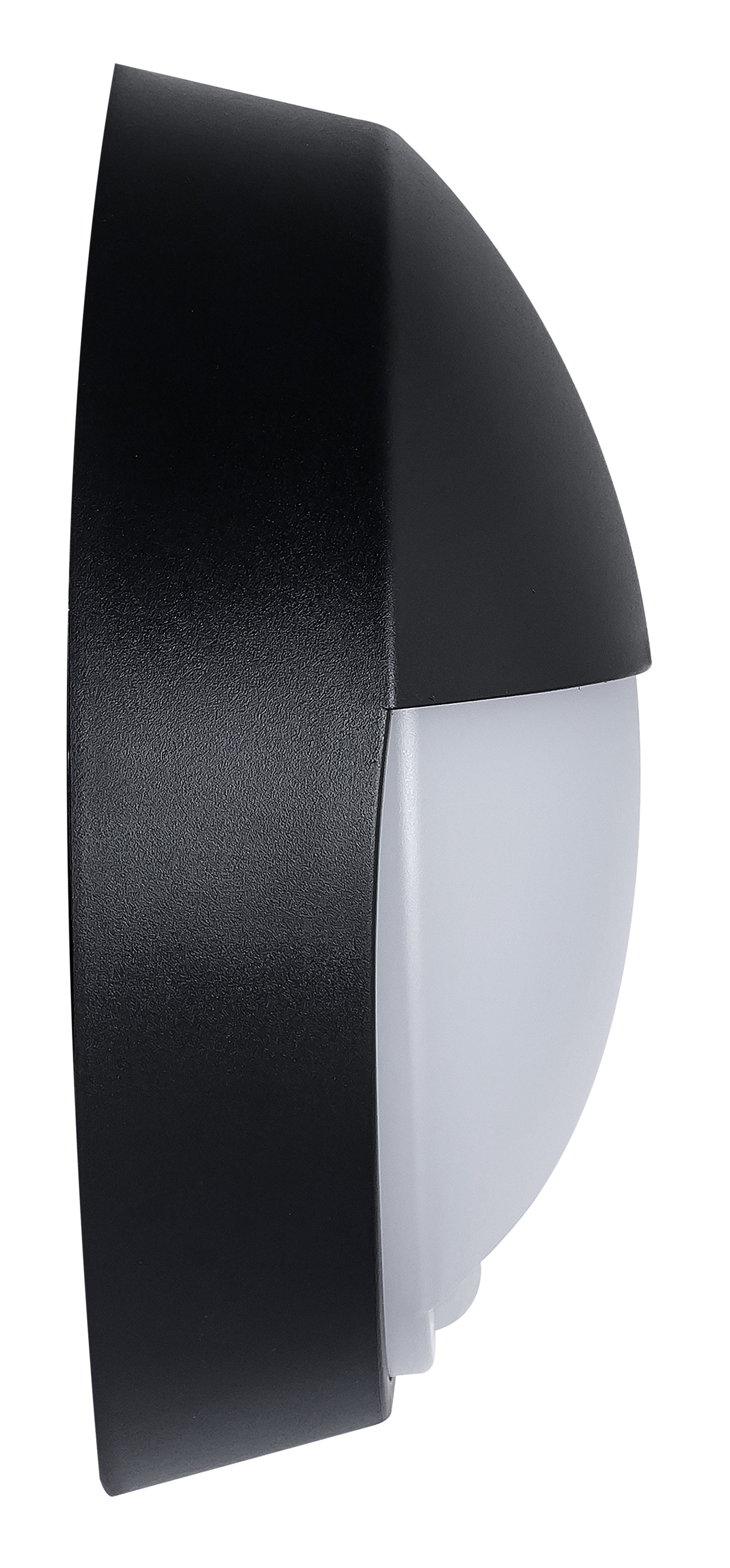 Exterior residential bulkhead eyelid 400lumens with white or black bezel + PIR