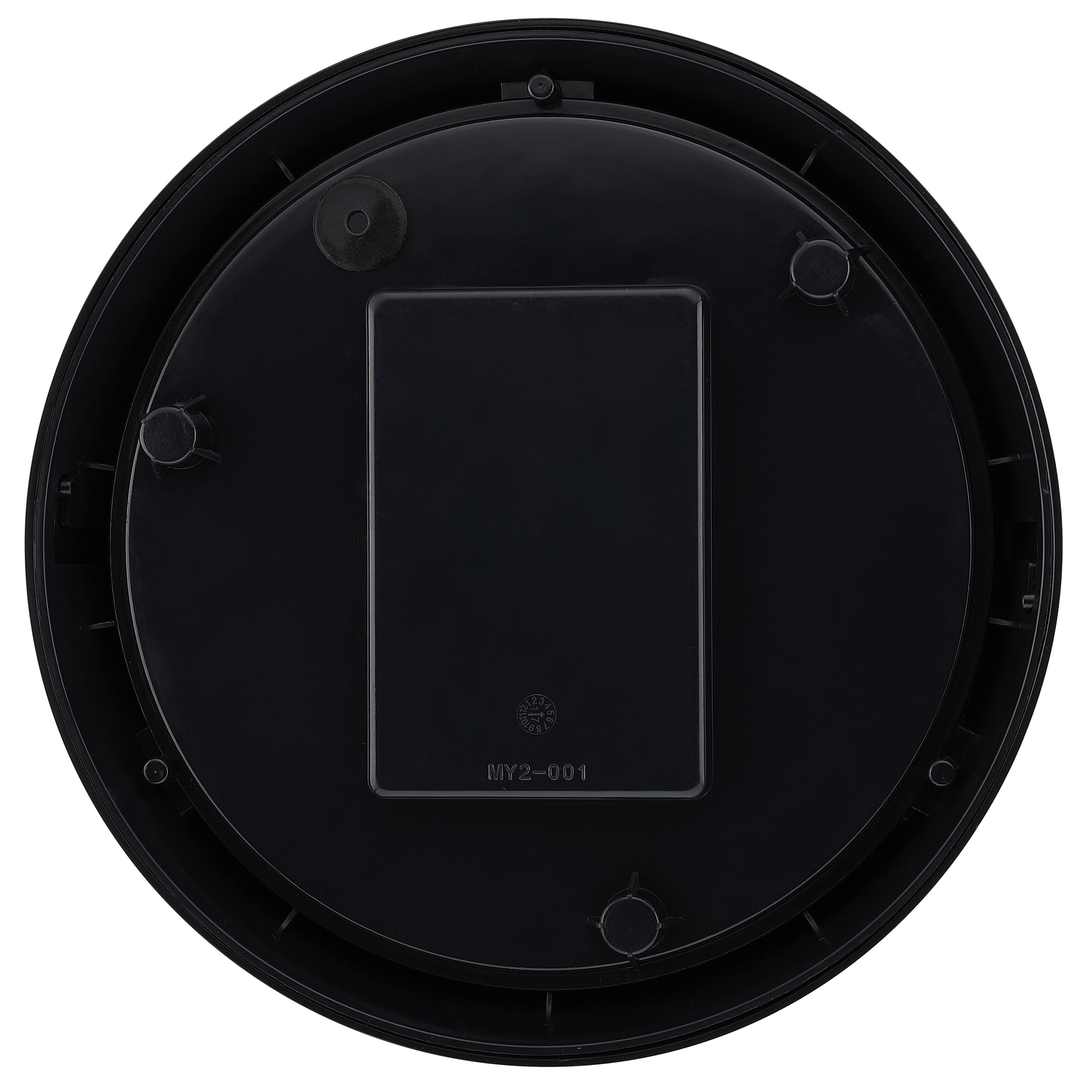 Exterior residential bulkhead round 700lumens with white or black bezel + PIR