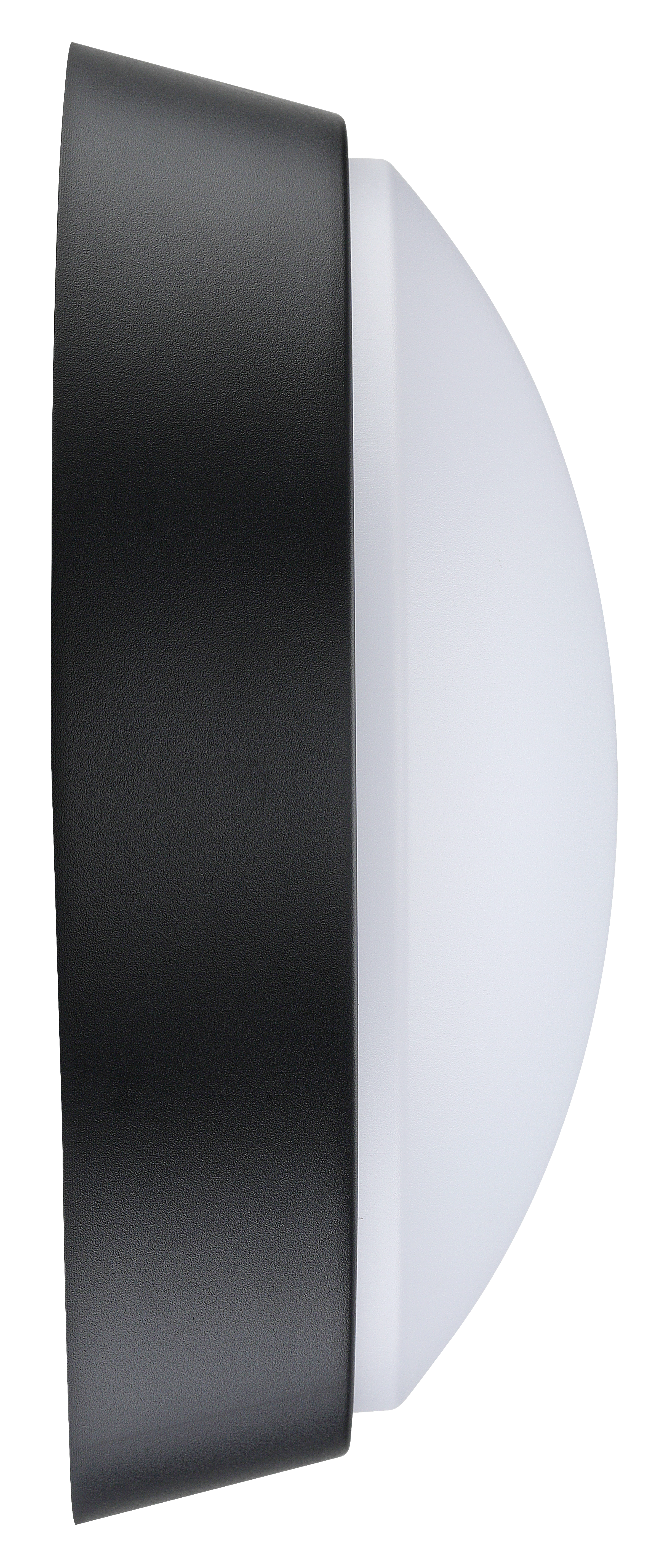 Exterior residential bulkhead round 700lumens with white or black bezel
