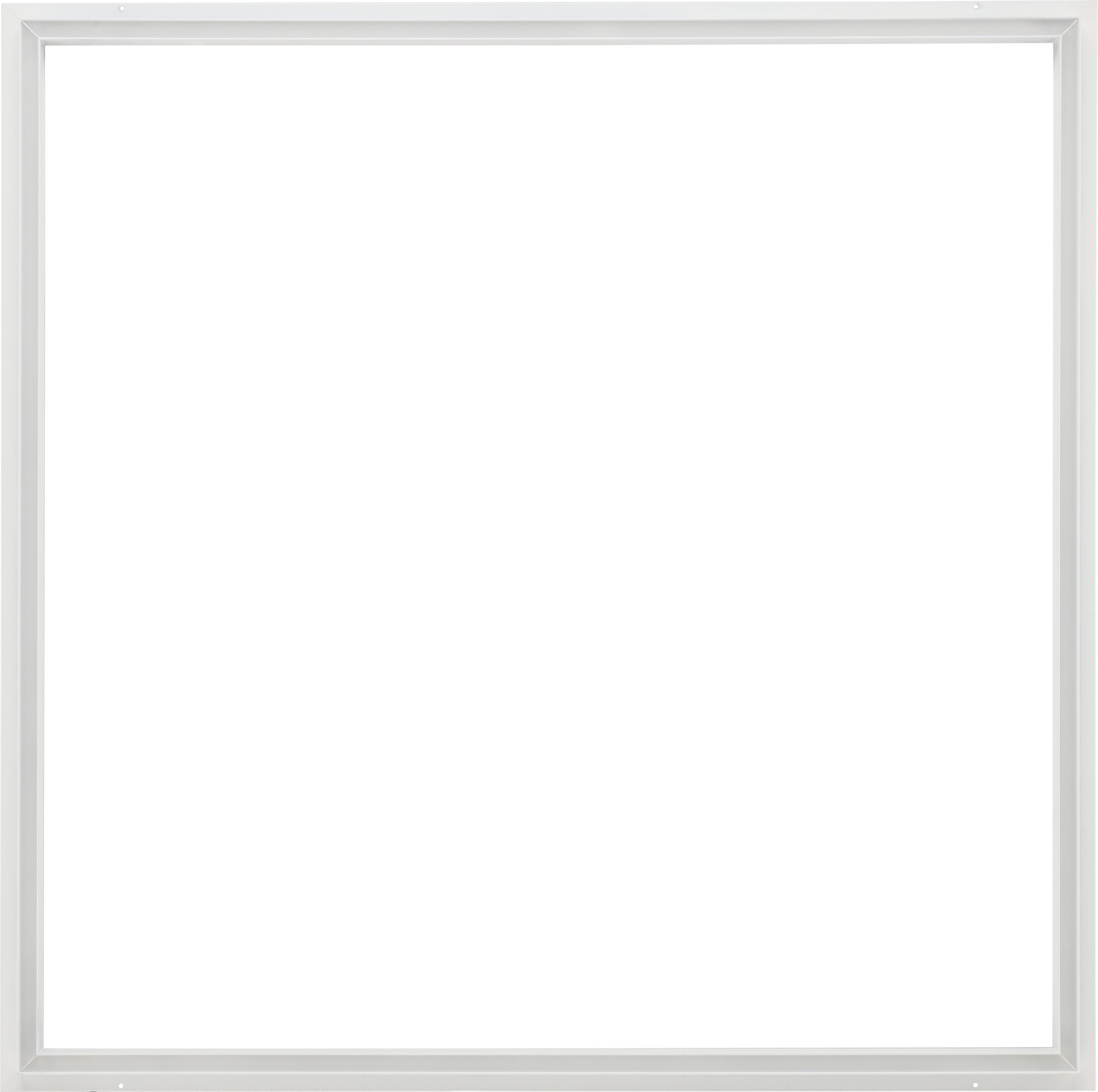 LuxFrame RAL 9016 recessed panel 595x595mm 2000lm 24w std