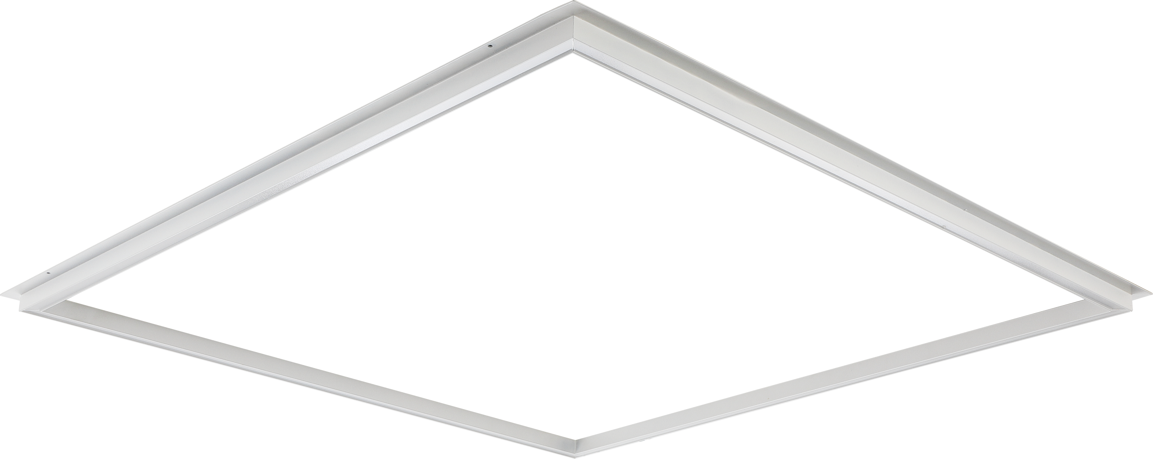 LuxFrame RAL 9016 recessed panel 595x595mm 2000lm 24w std