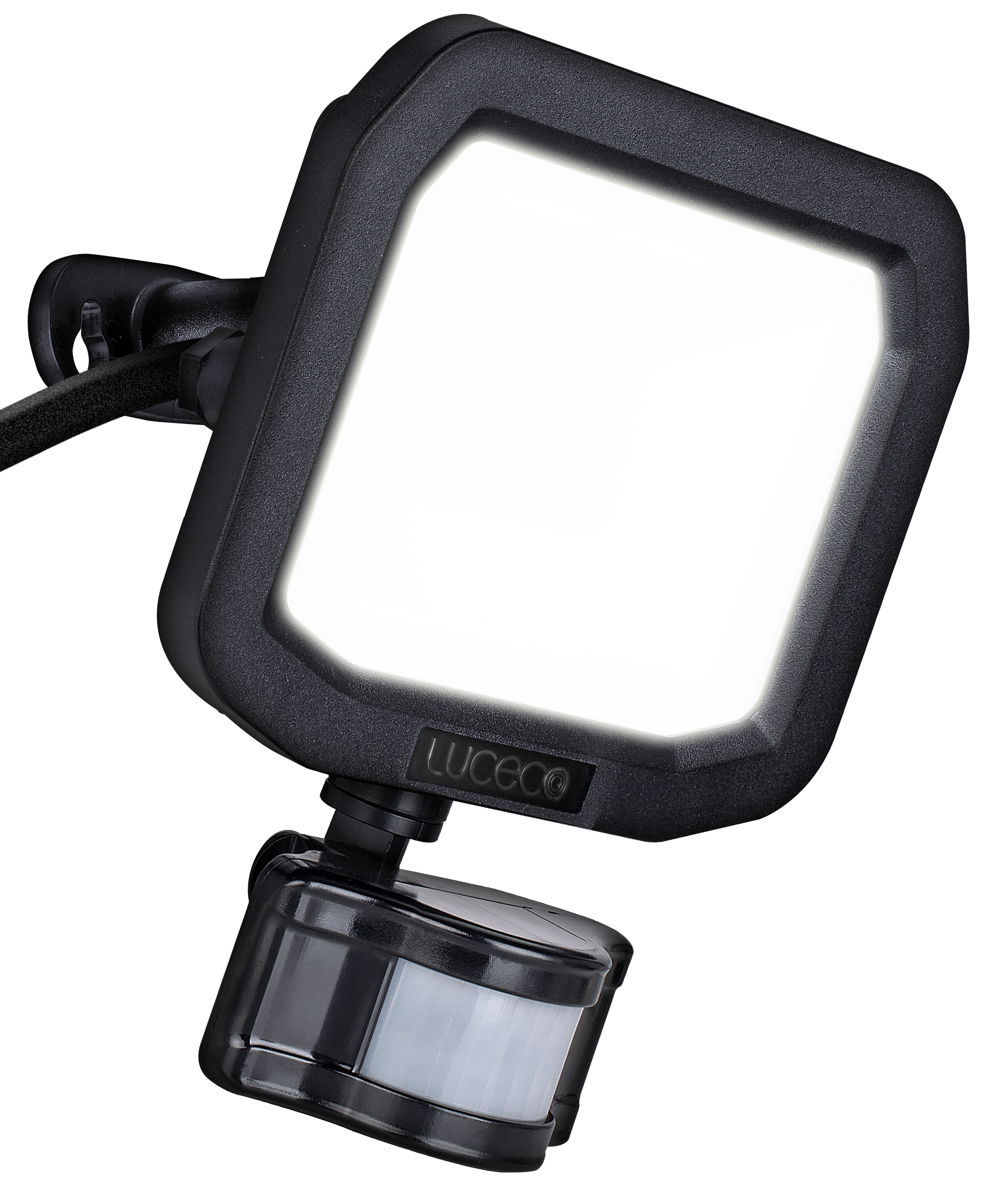 CASTRA SMART BLACK FLOOD 160MM 2300LM 20W 5000K PIR