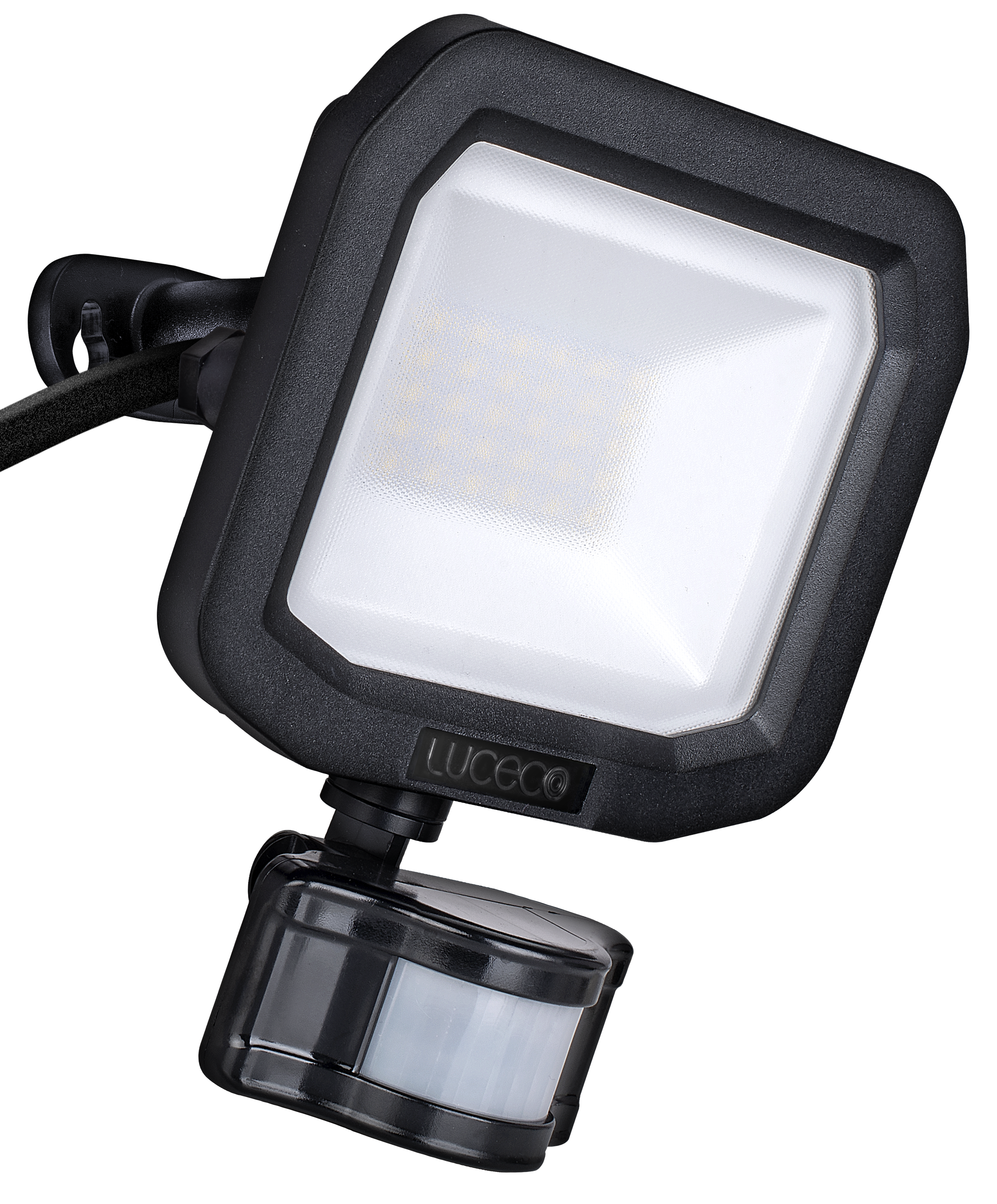 CASTRA SMART BLACK FLOOD 160MM 2300LM 20W 5000K PIR