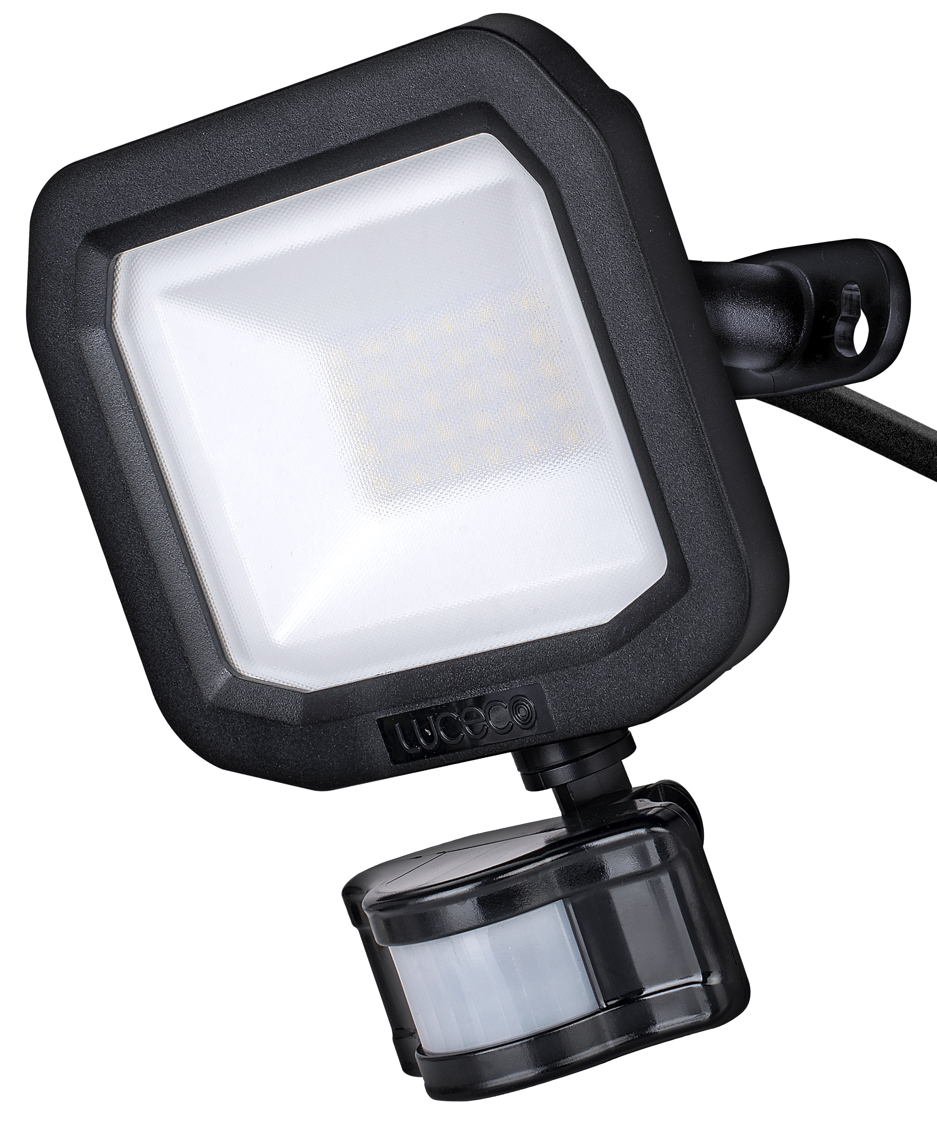 CASTRA SMART BLACK FLOOD 160MM 2300LM 20W 5000K PIR