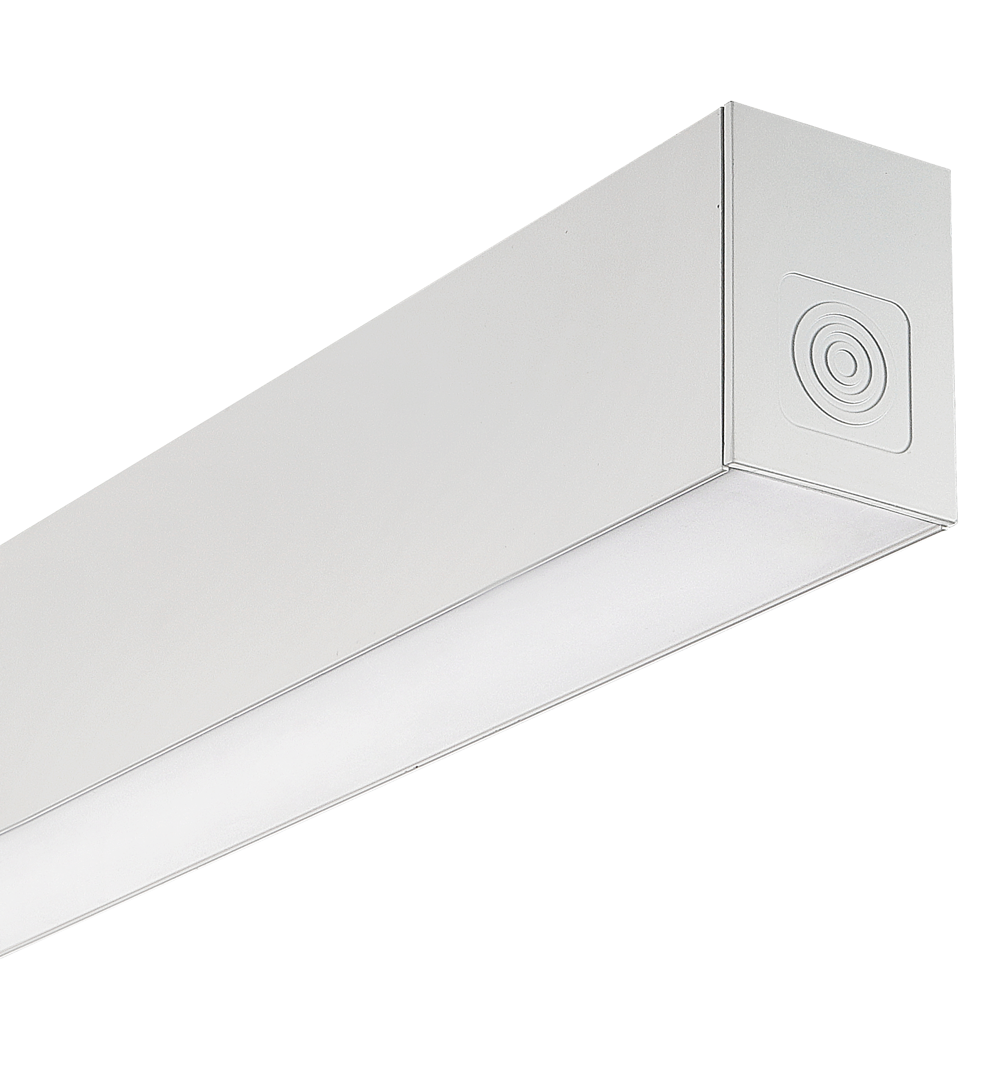 Contour 1134mm suspended module 1250lumens with fixed output driver finished in white