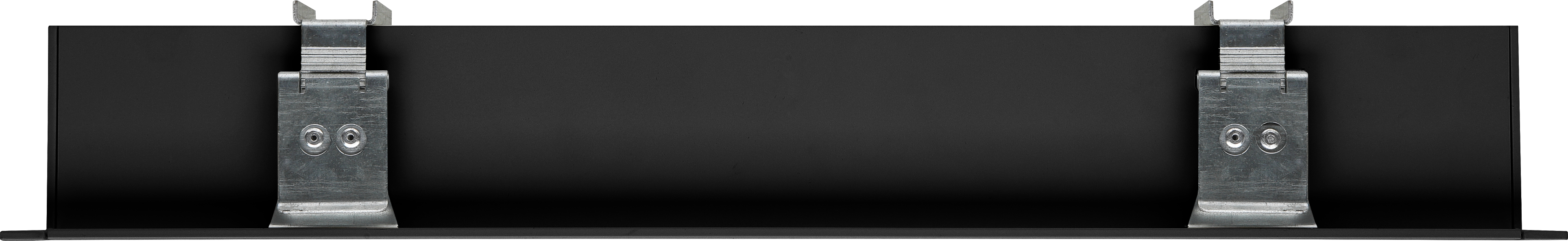 Contour 602mm recessed module 600lumens with fixed output driver finished in black