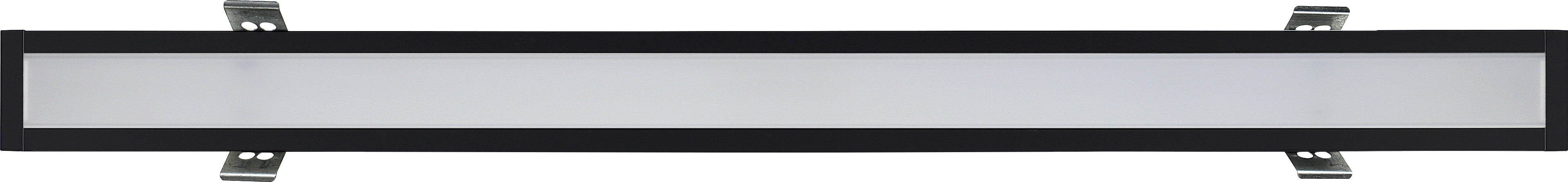 Contour 1162mm recessed module 2500lumens with fixed output driver finished in black