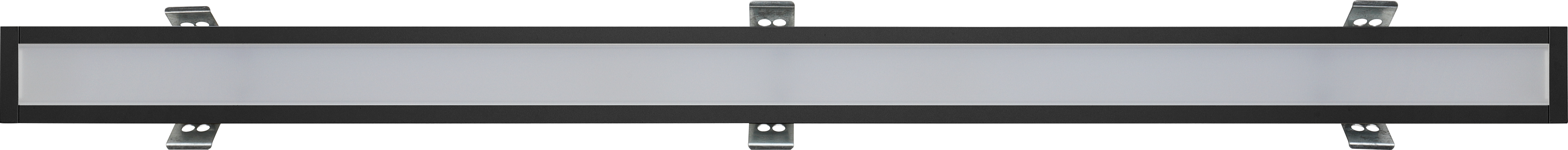 Contour 1442mm recessed module 3100lumens with fixed output driver finished in black