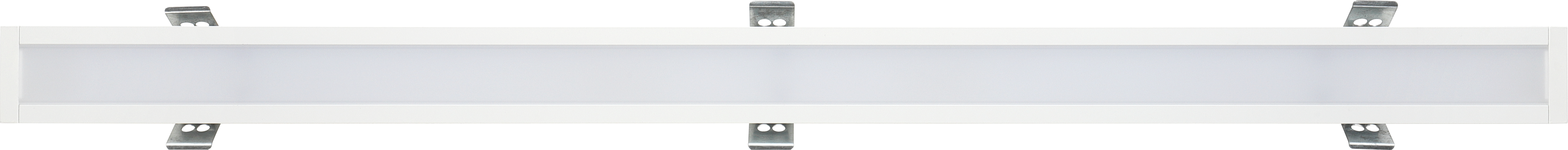 Contour 1442mm recessed module 3100lumens with fixed output driver finished in white