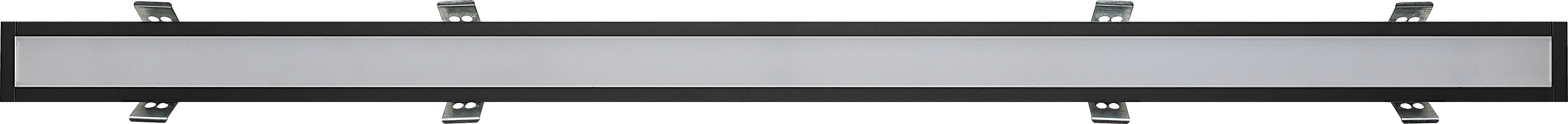 Contour 1723mm recessed module 3800lumens with fixed output driver finished in black