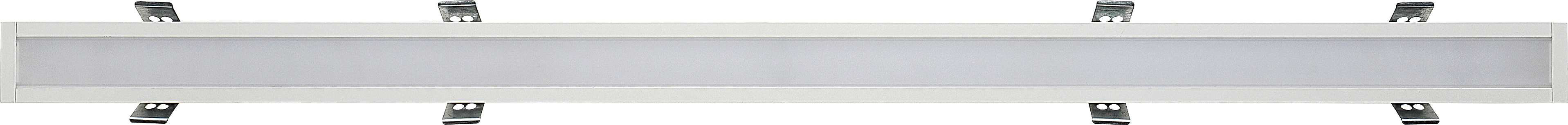 Contour 1723mm recessed module 3800lumens with fixed output driver finished in white