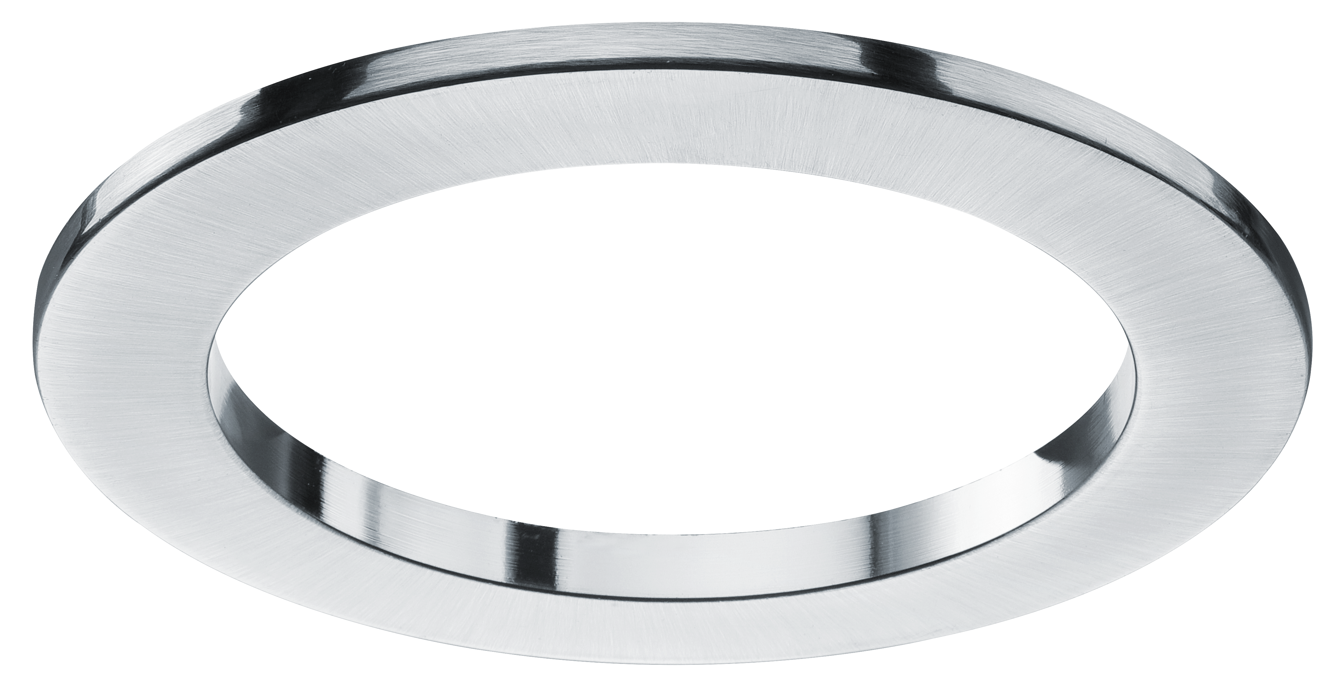 Platinum mini bezel in brushed steel