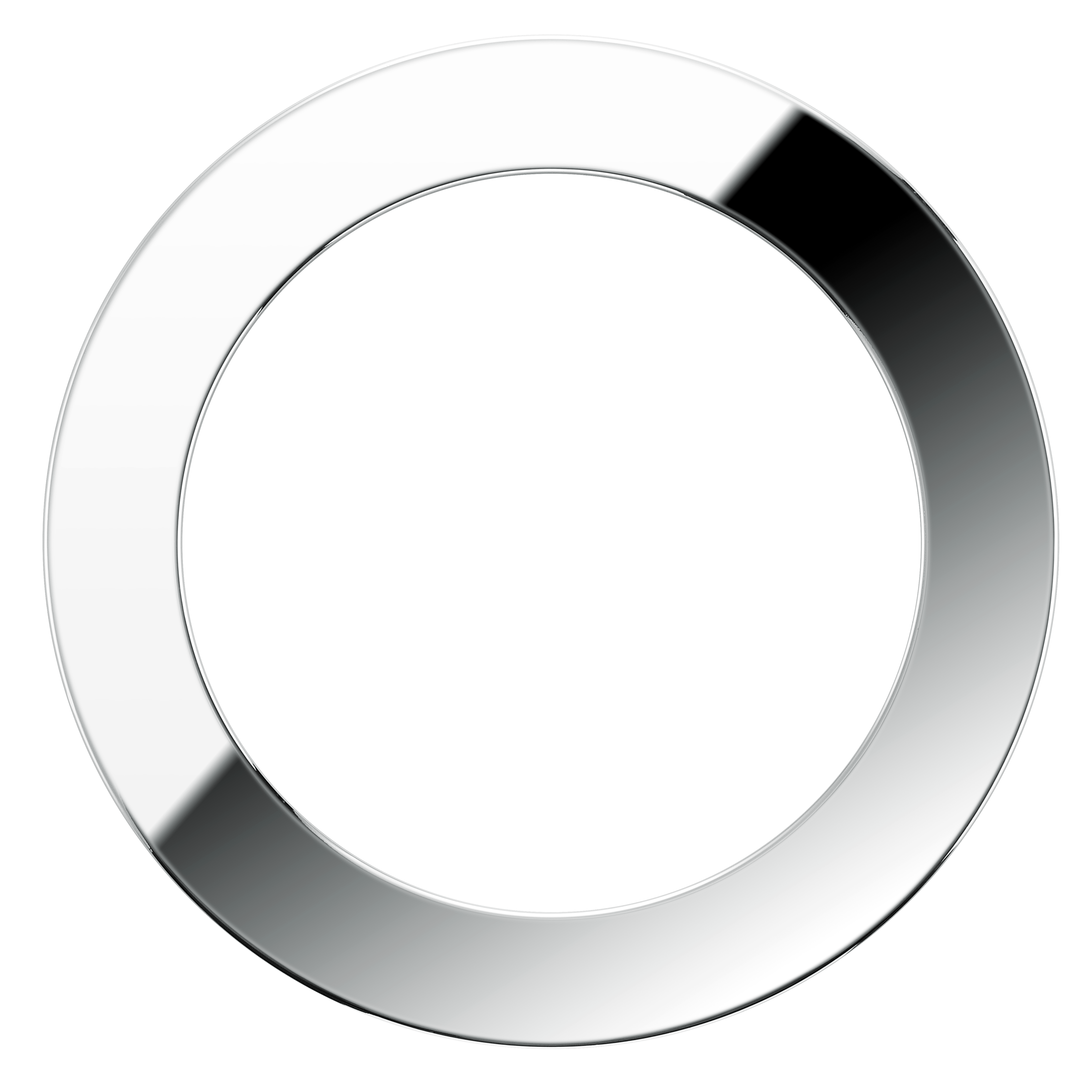 Platinum mini bezel in polished chrome