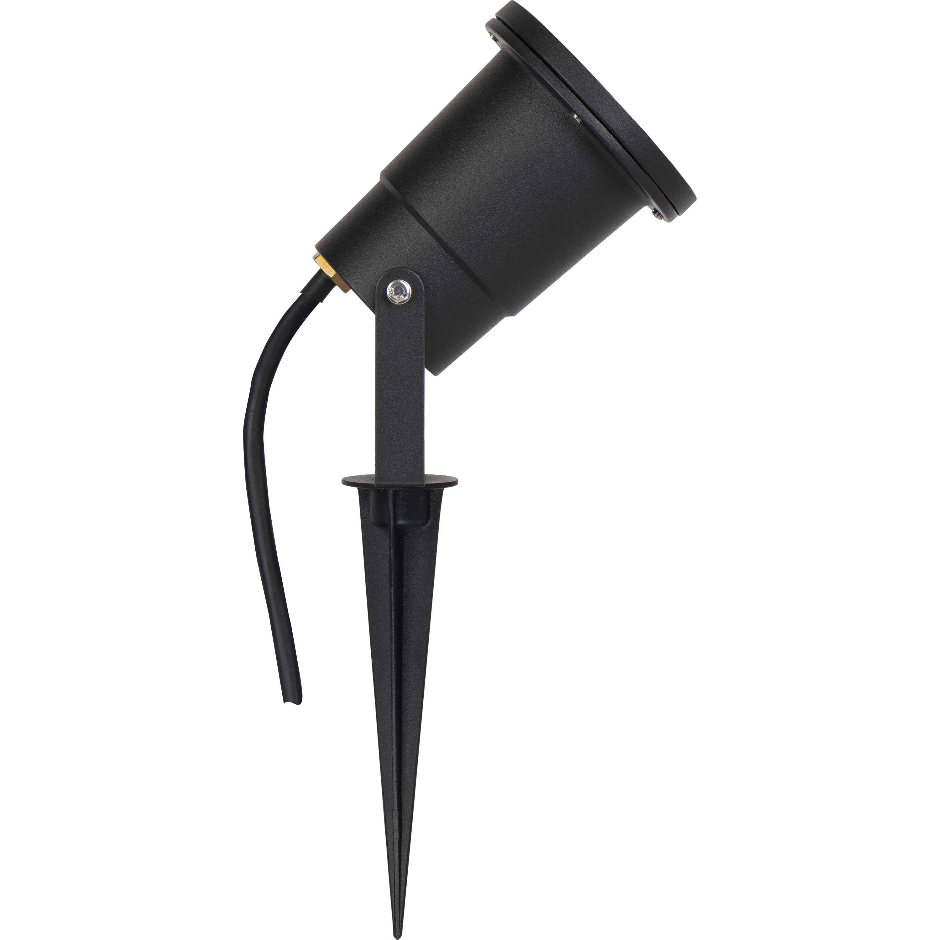 Exterior decorative GU10 lawn spike finished in slate grey