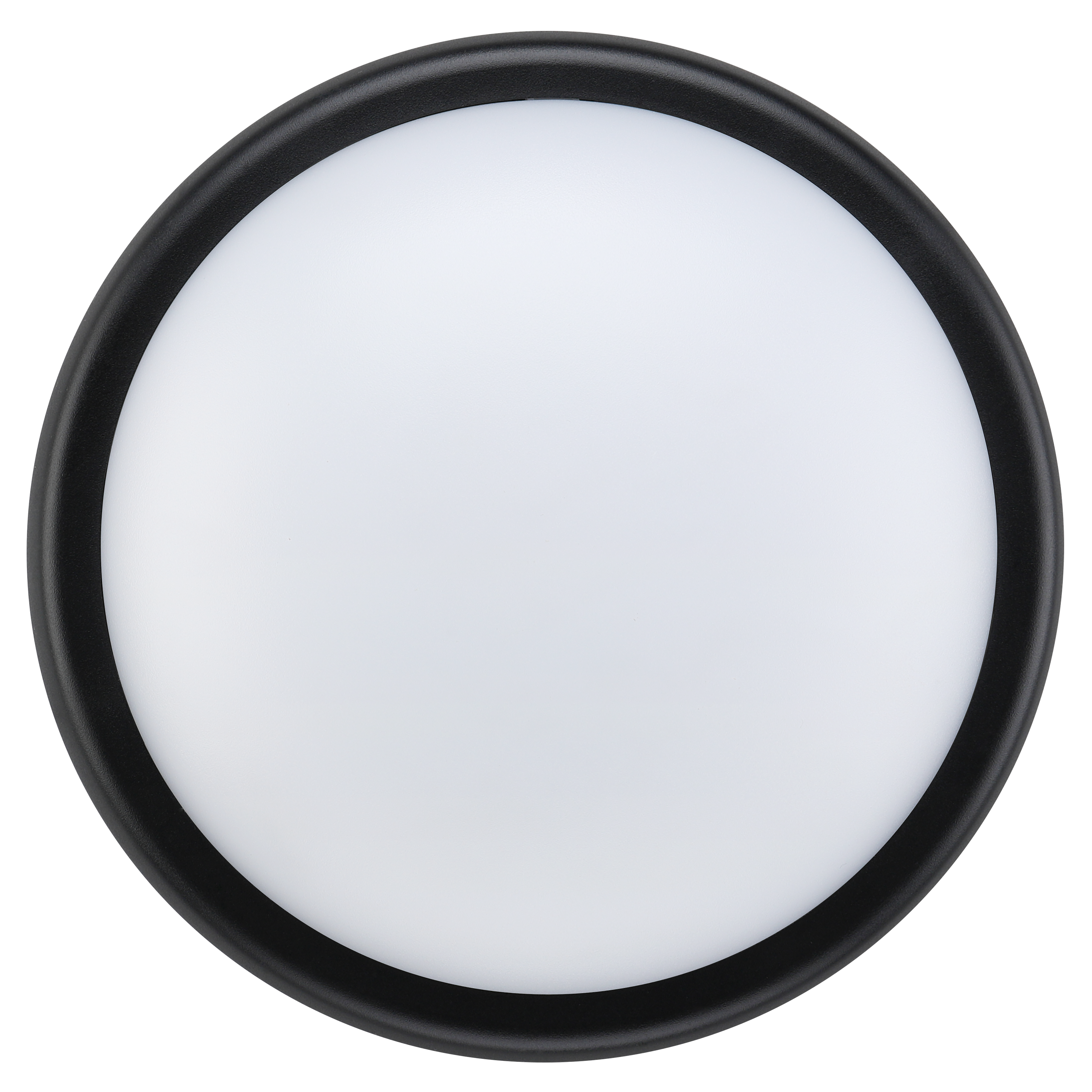 Exterior residential bulkhead round 450lumens with white or black bezel