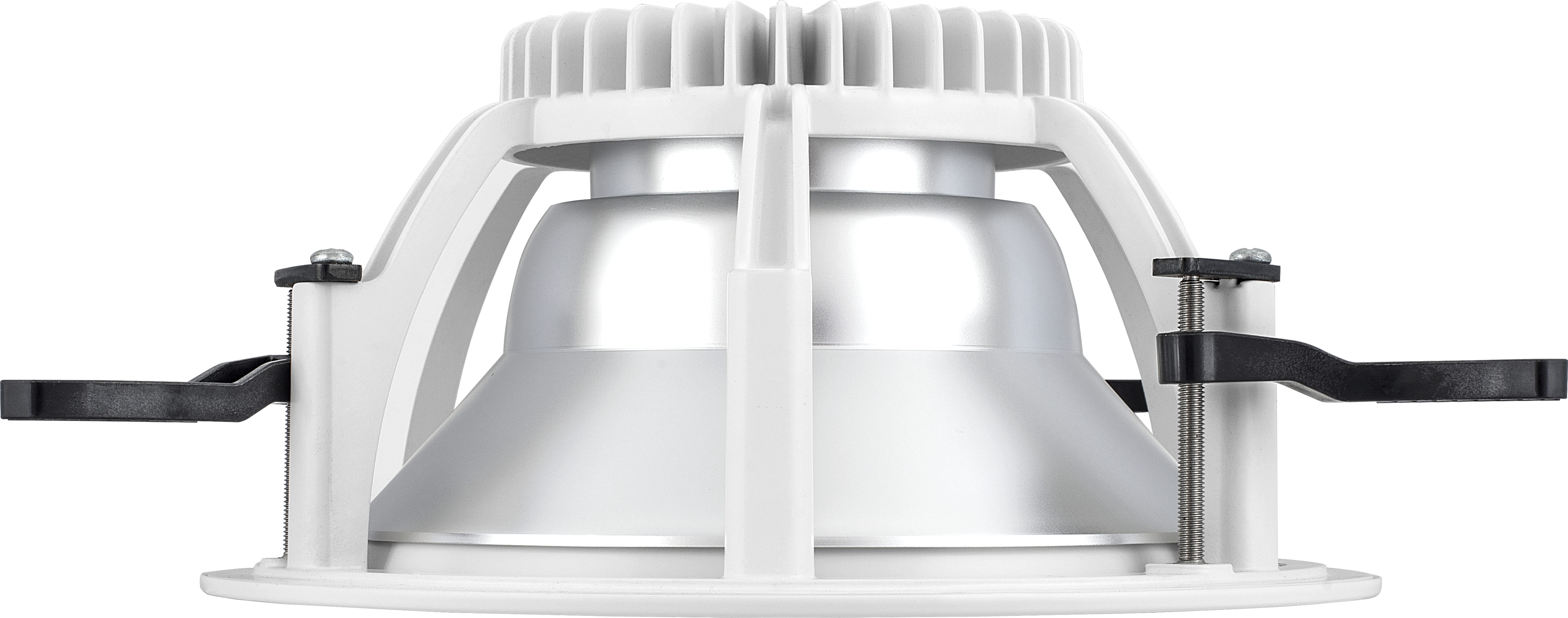 PLATINUM MATT D-LIGHT 228MM EXTRA HIGH OUTPUT 6600LM 53W 4000K CRI >80 FIXED OUTPUT