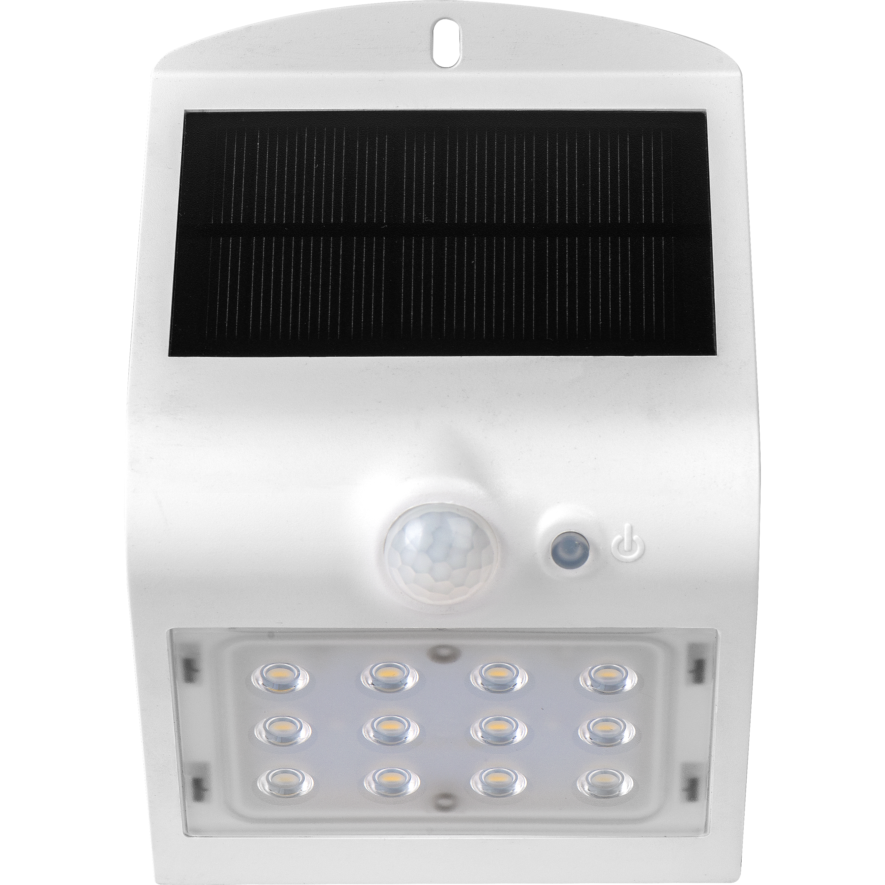 Luceco Solar Wall Light & PIR 1.5W White