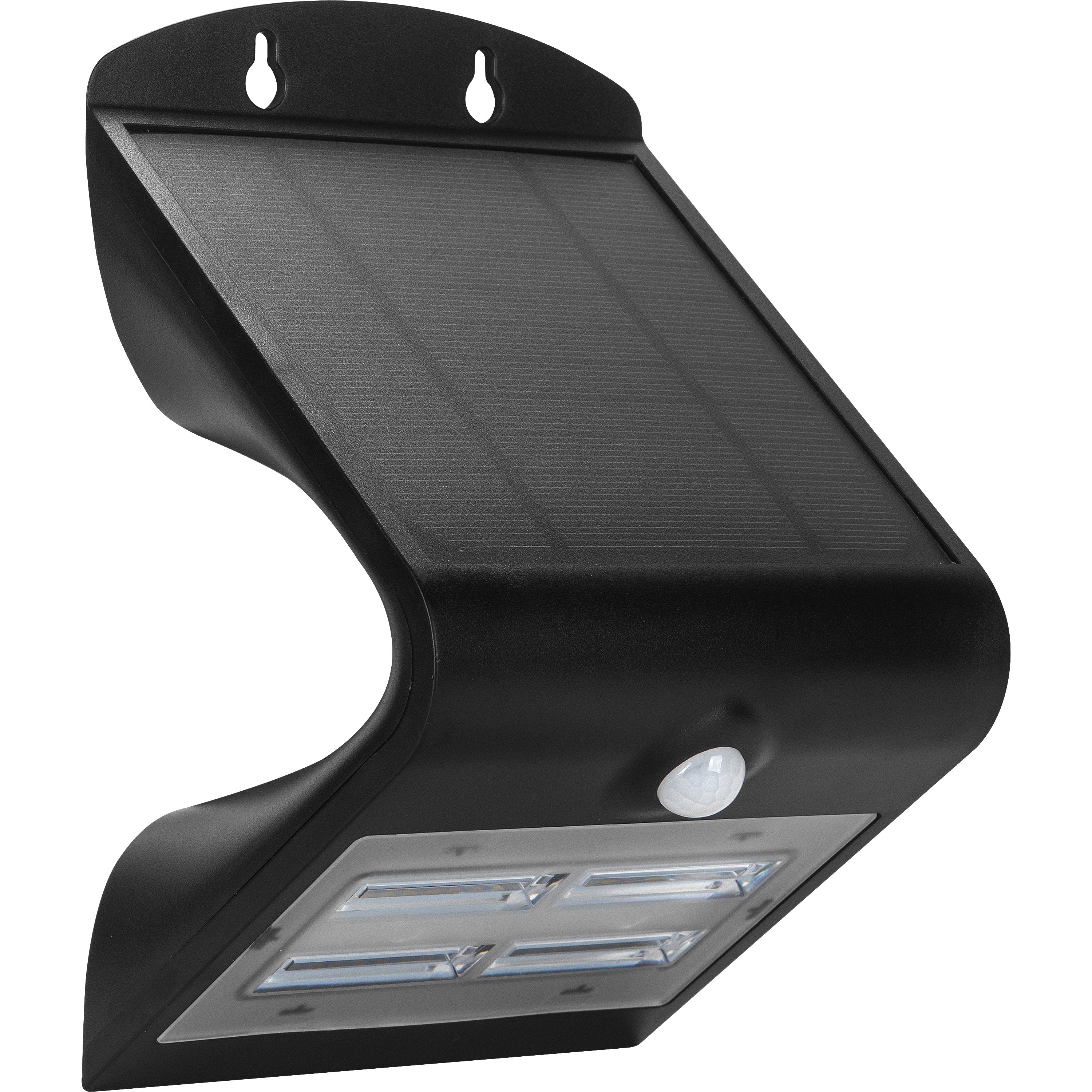 Luceco Solar Wall Light & PIR 3.2W Black