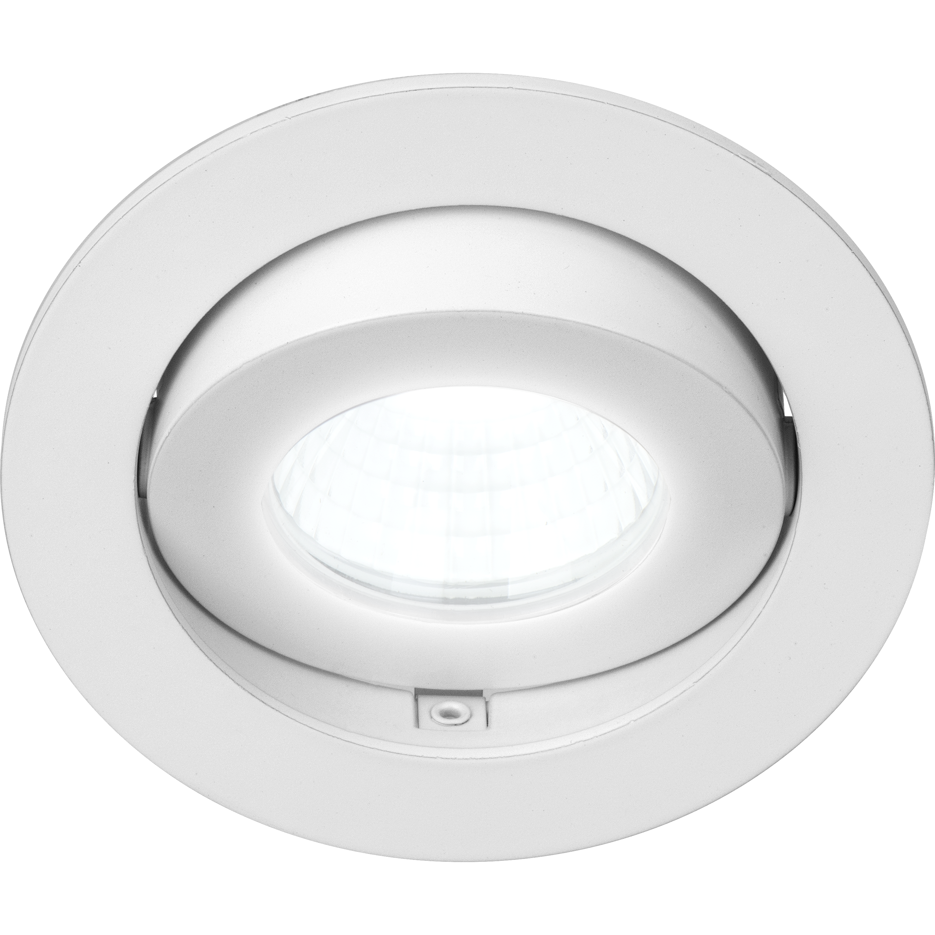 Element downlight adjustable matt white bezel accessory