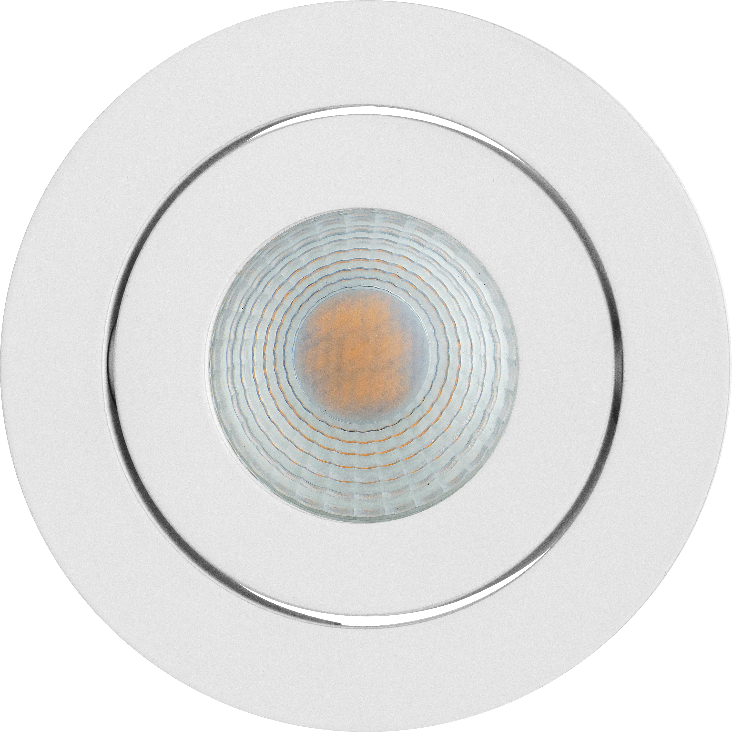 Element downlight adjustable matt white bezel accessory