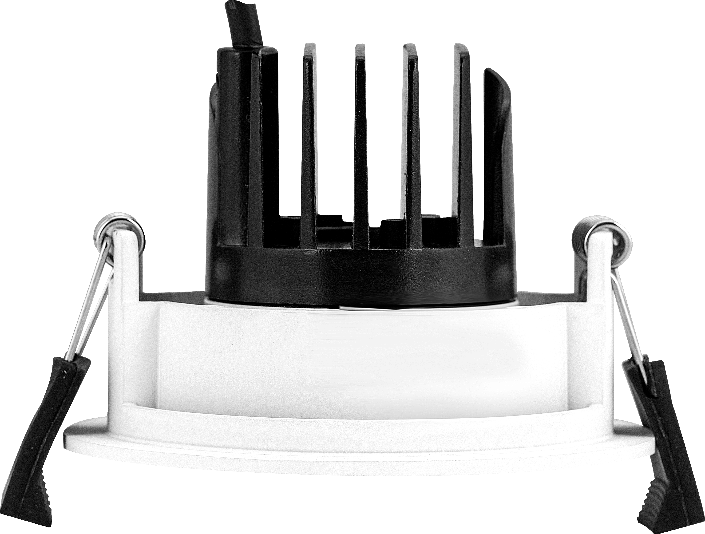 Palladium downlight 660 lumens with white bezel