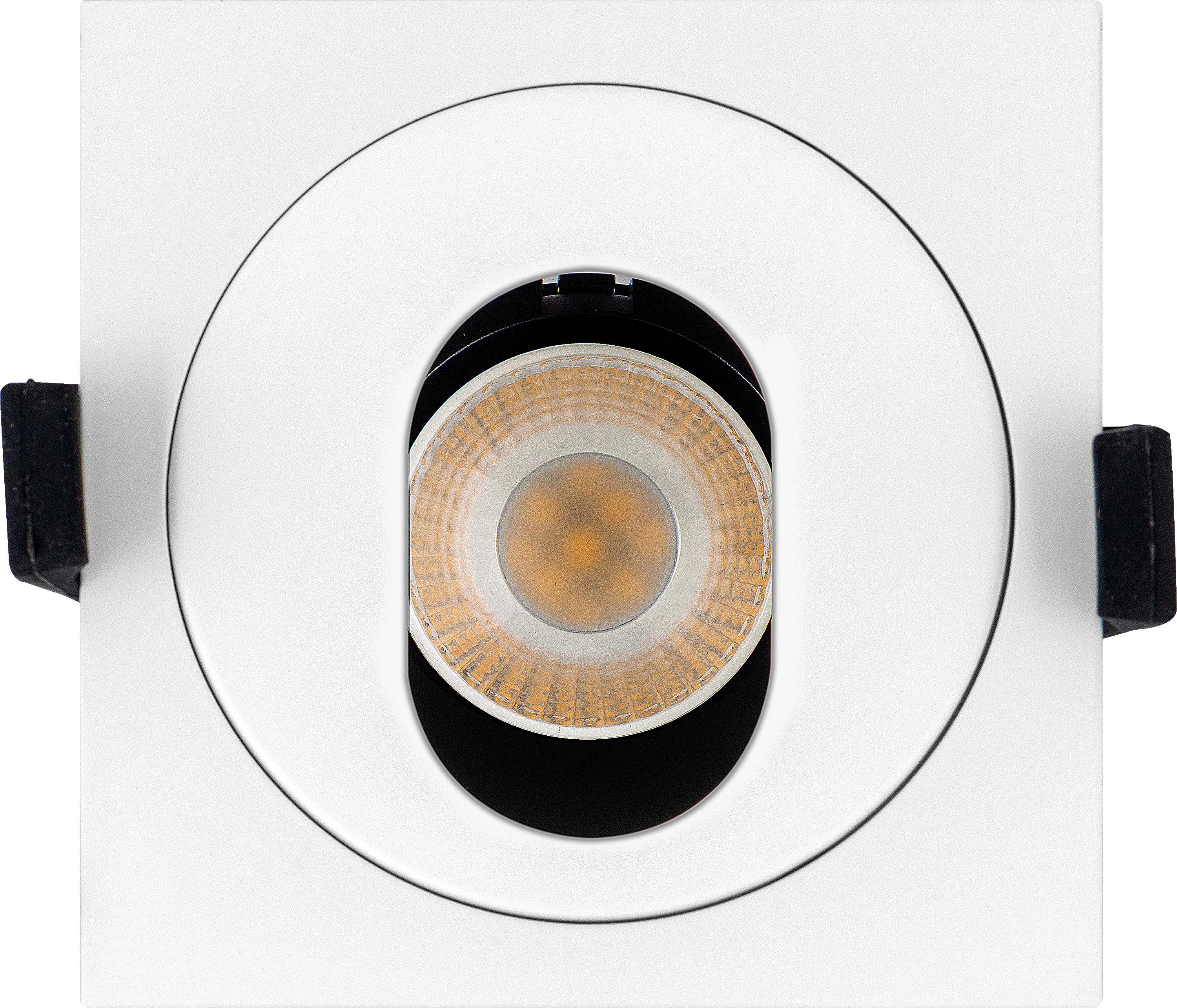 Palladium downlight 660 lumens with anti-glare white bezel